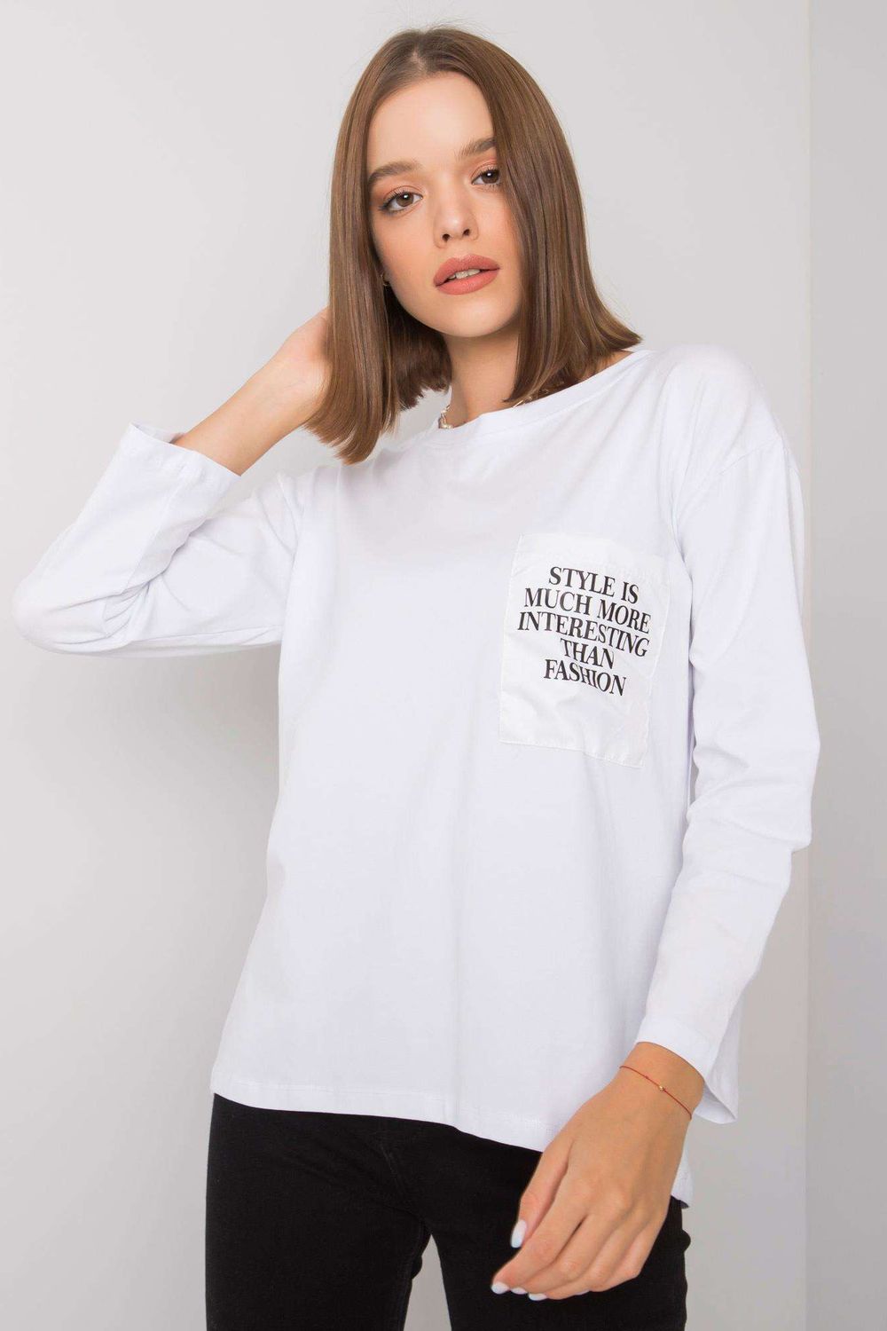 Ex Moda White Cotton Blouse