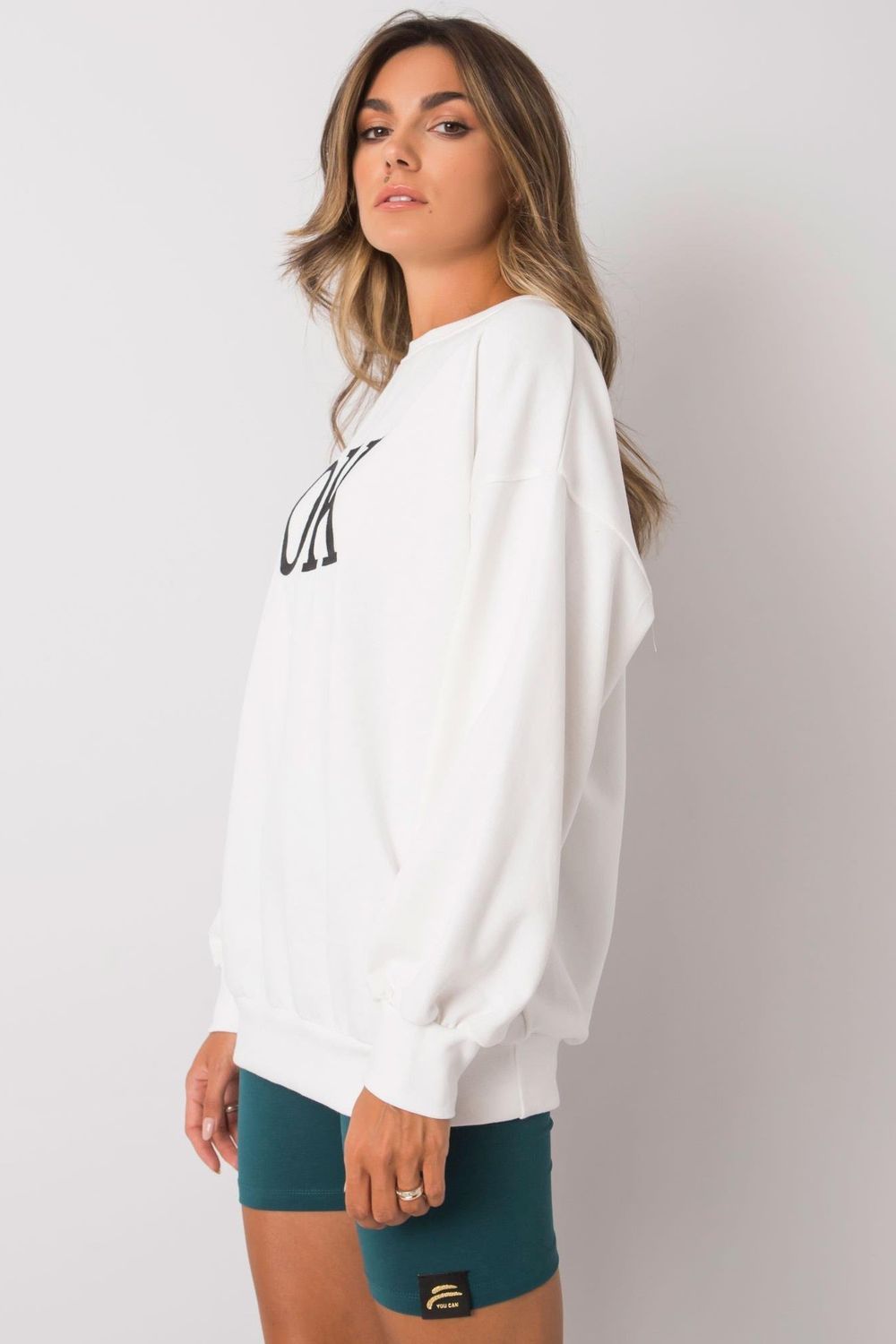 Ex Moda Ecru Long Sleeve Sweatshirt - view 2