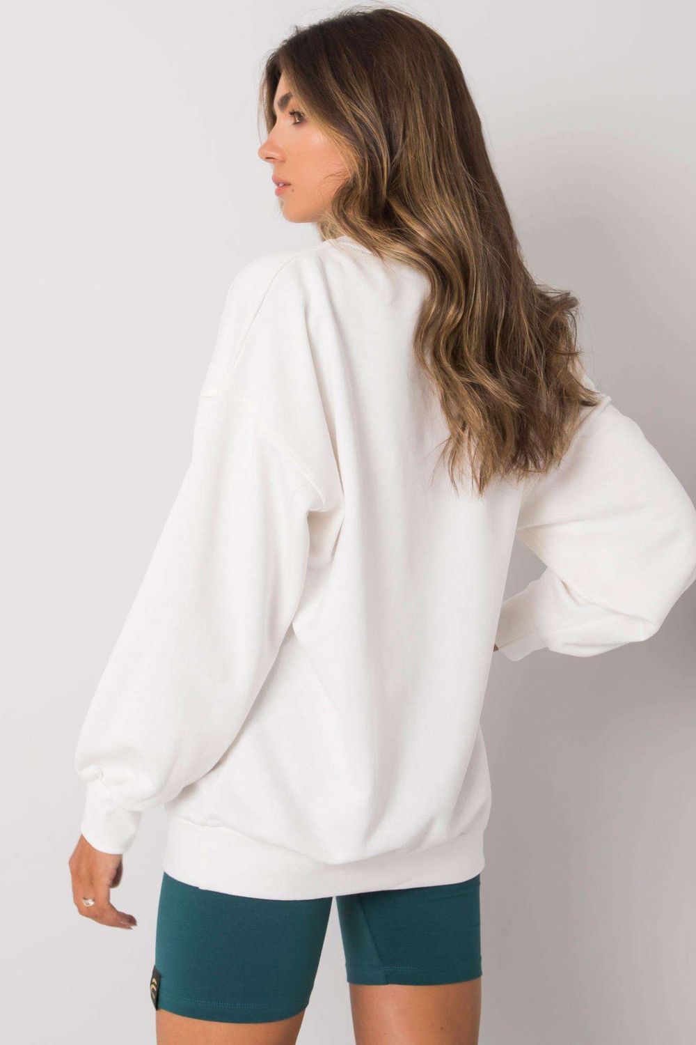 Ex Moda Ecru Long Sleeve Sweatshirt - view 3