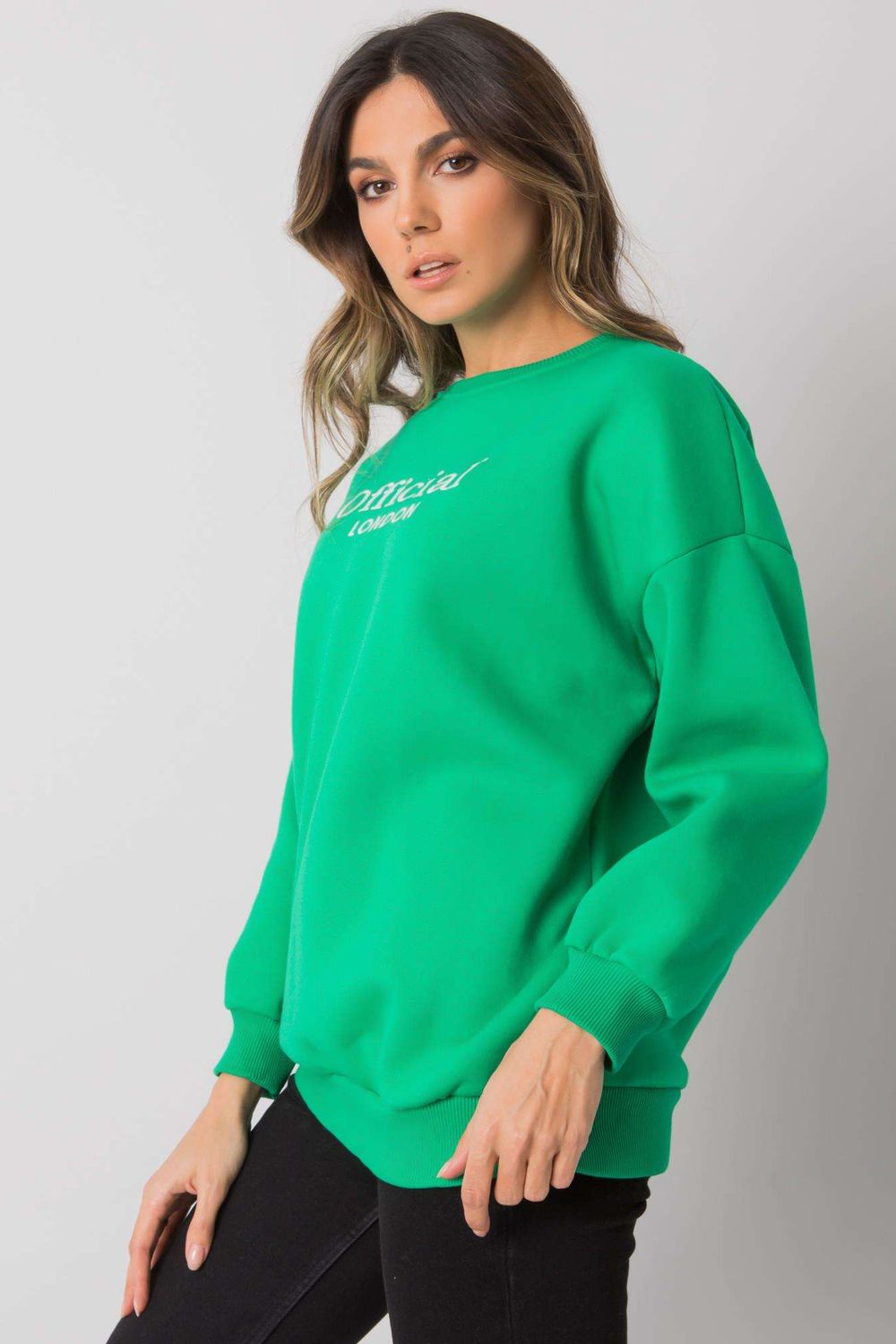 Ex Moda Green Long Sleeve Sweatshirt - view 3