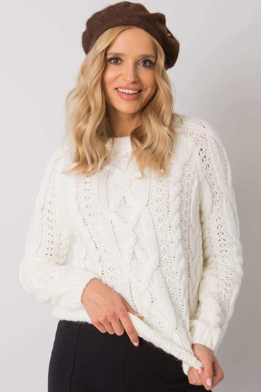 AT Brown Beanie Hat