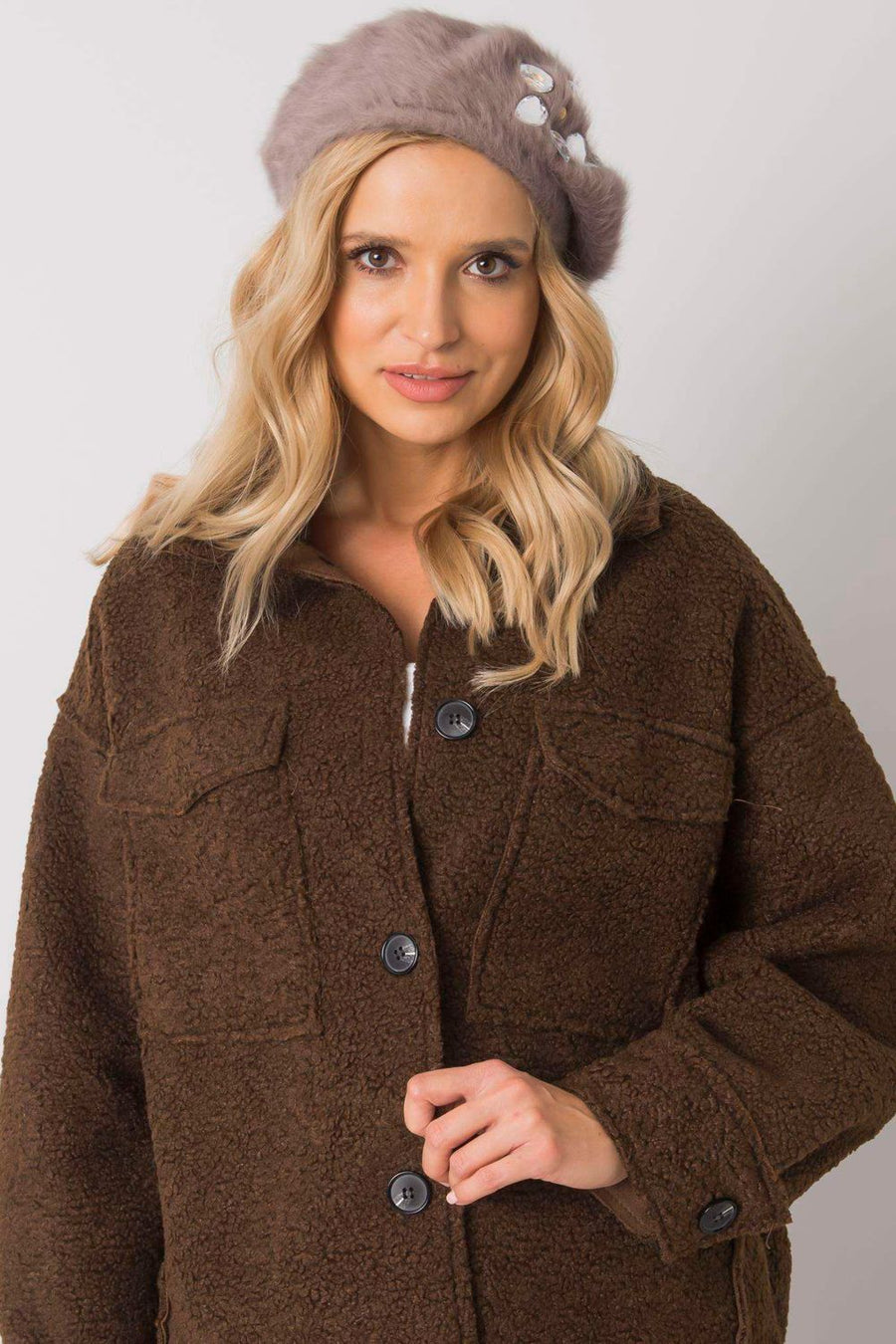 AT Dark Beige Beret