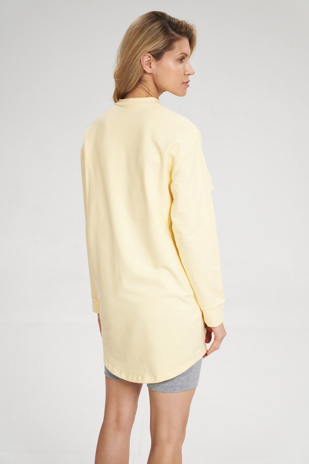 Figl Yellow Long Sleeve Cotton Tunic - view 3