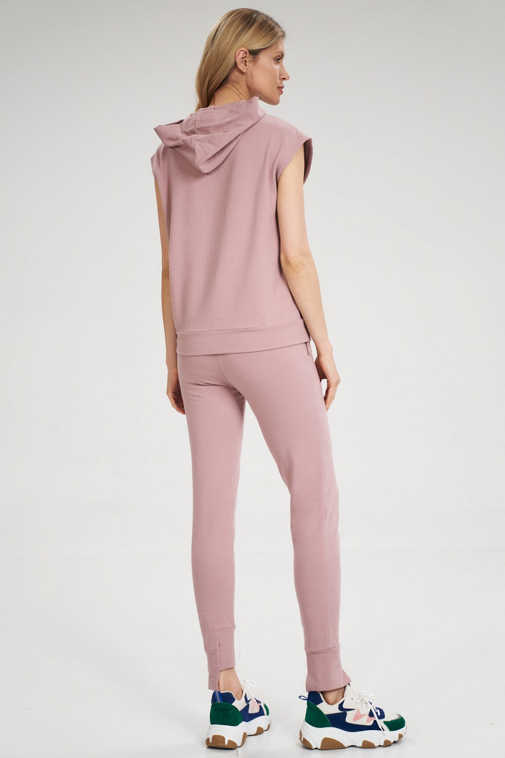 Figl Dark Pink Cotton Joggers - view 3