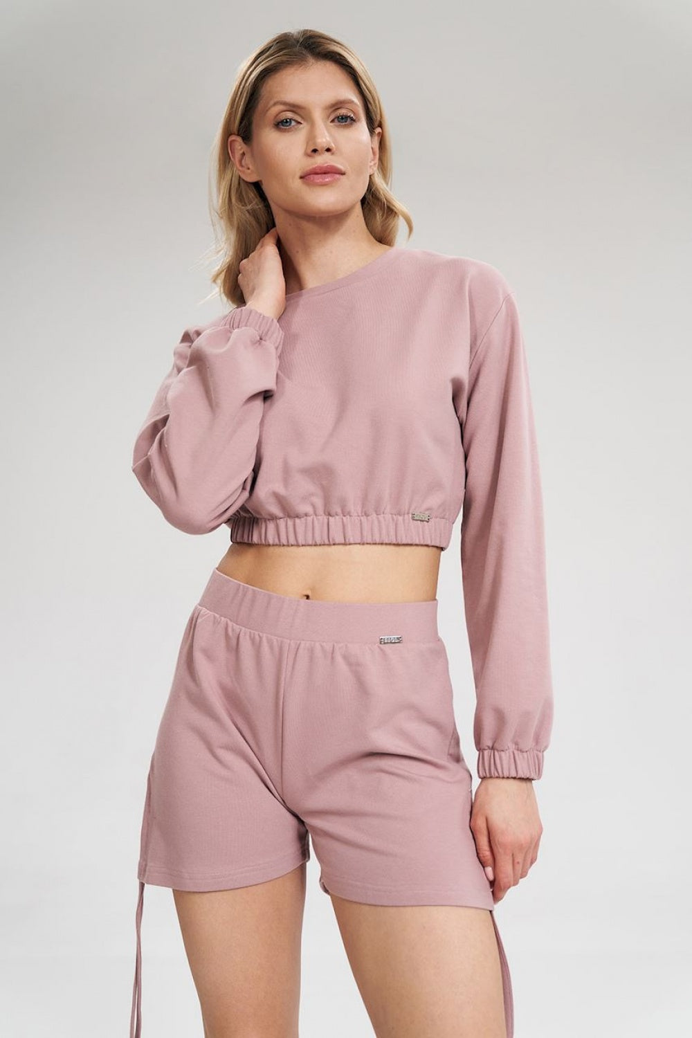 Figl Dark Pink Long Sleeve Sweatshirt