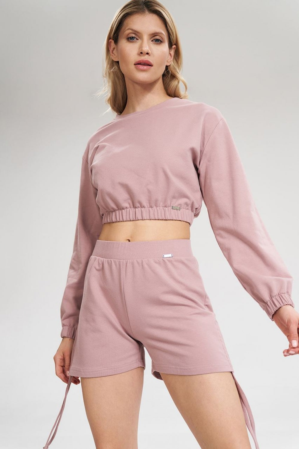 Figl Dark Pink Long Sleeve Sweatshirt - view 4
