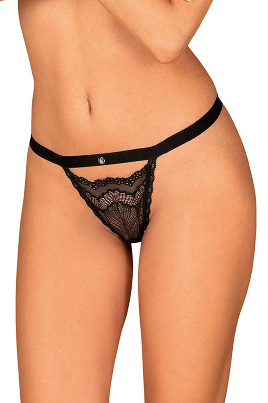 Obsessive Isabellia Black Lace Thong