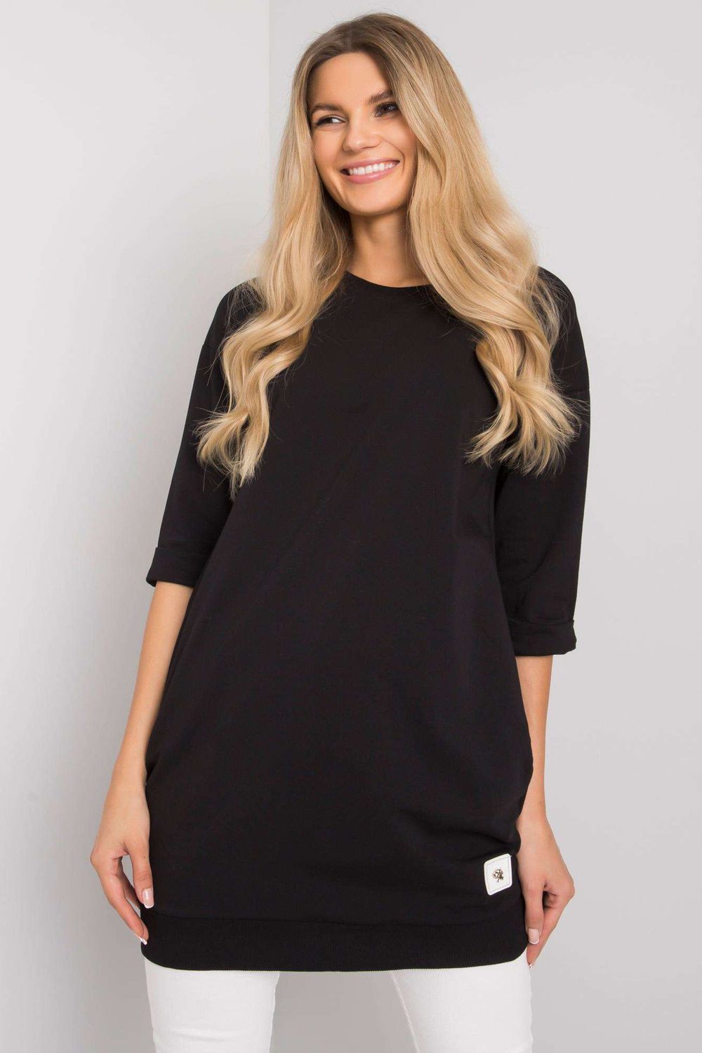 Relevance Black Cotton Dress