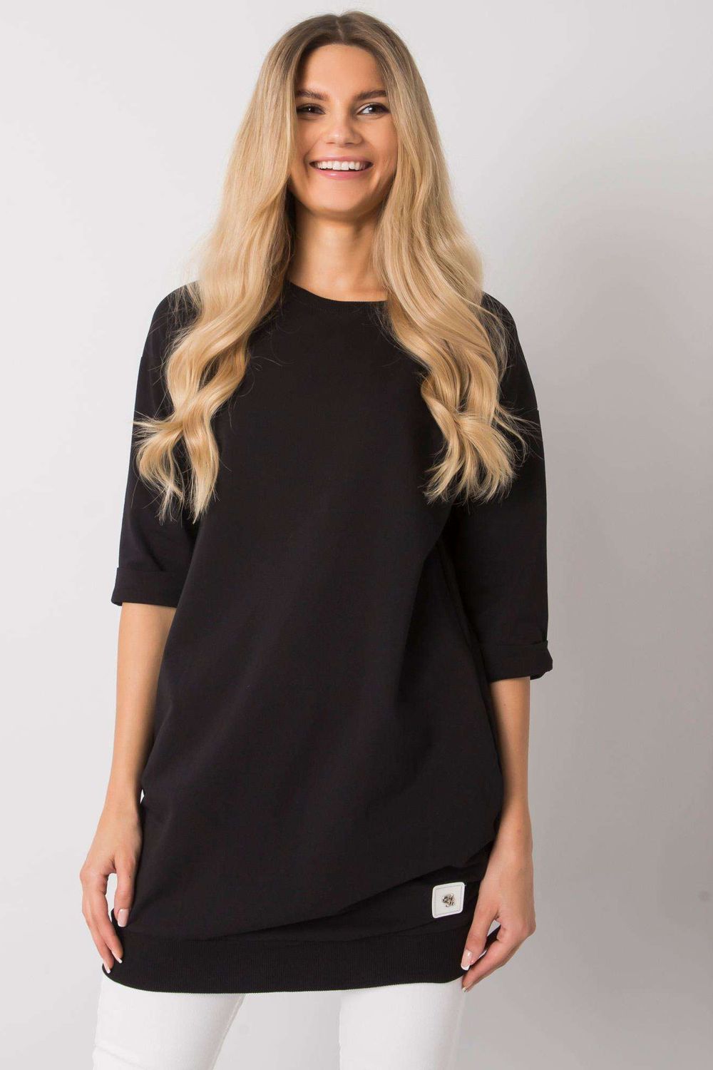 Relevance Black Cotton Dress - view 2