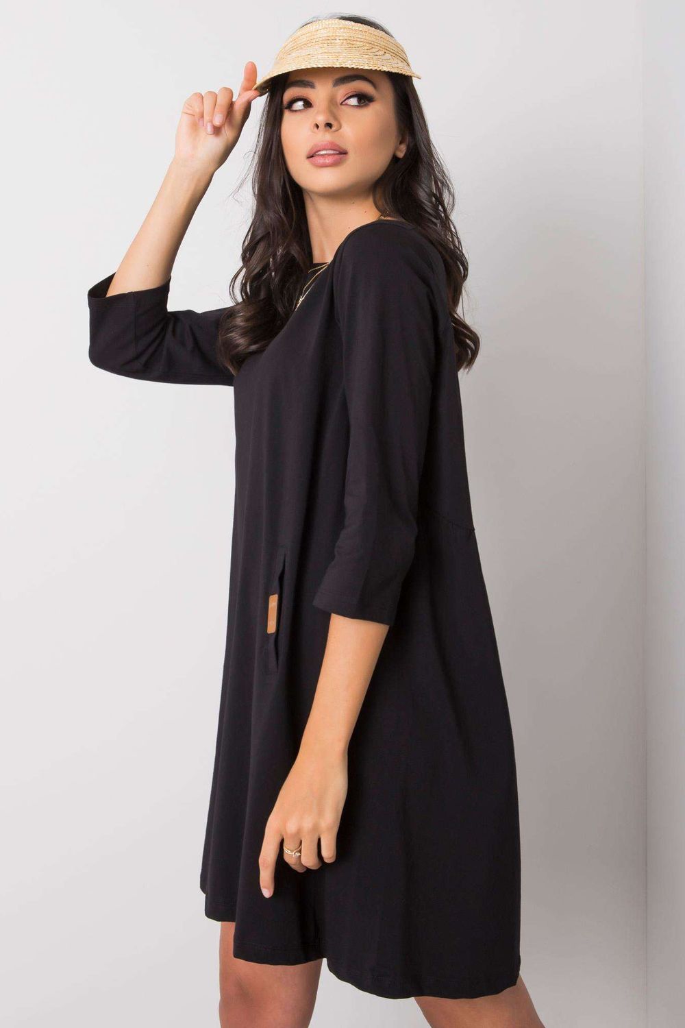 Relevance Black Loose Fit Dress