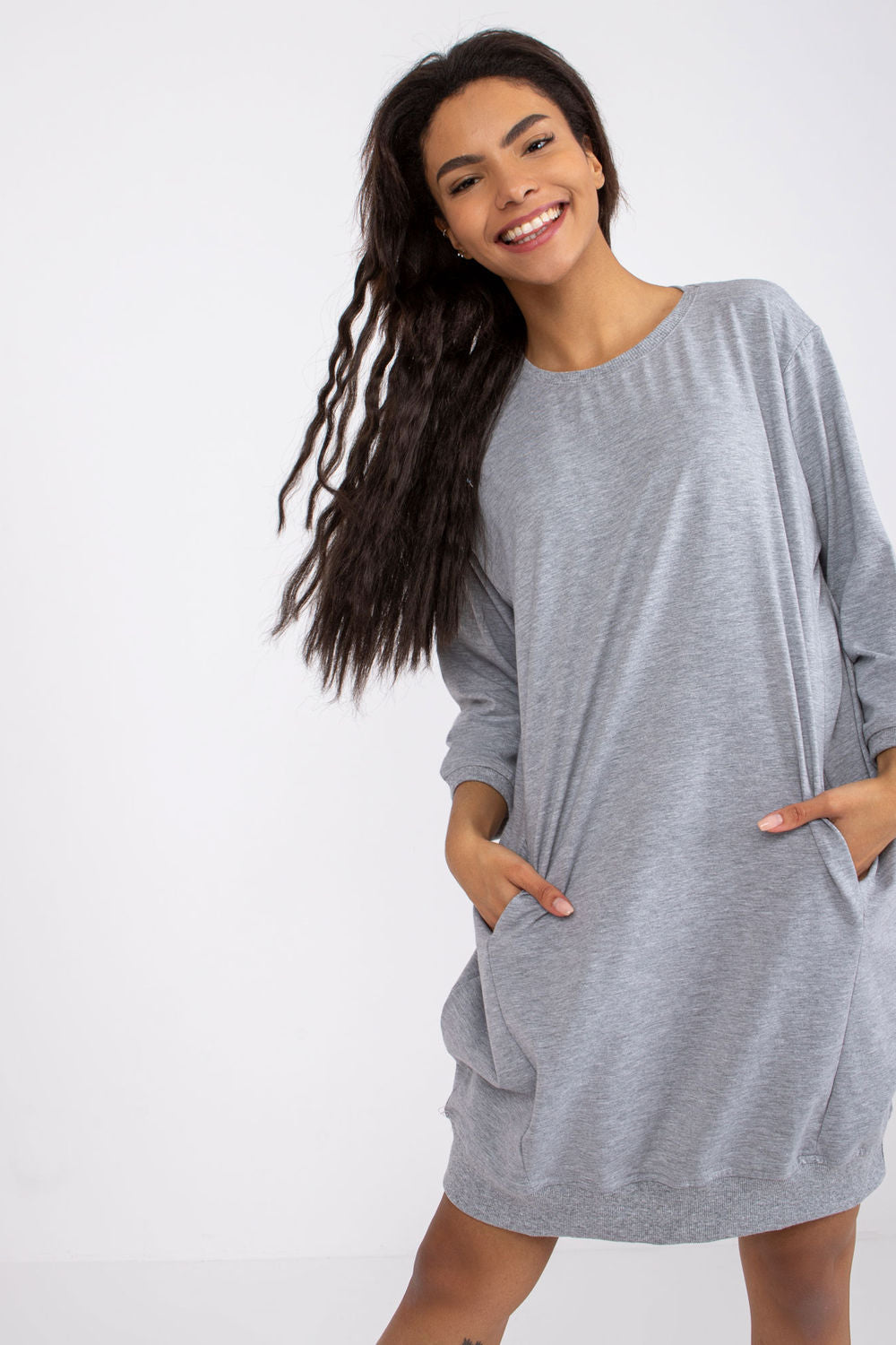 Relevance Grey Loose Fit Dress