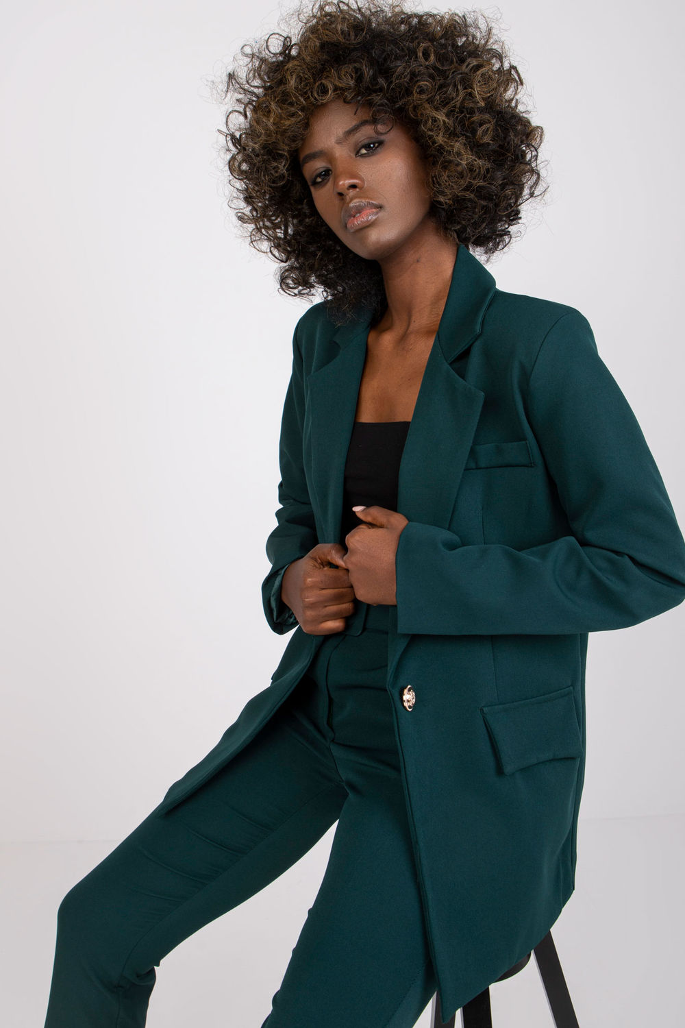 Italy Moda Dark Green Jacket