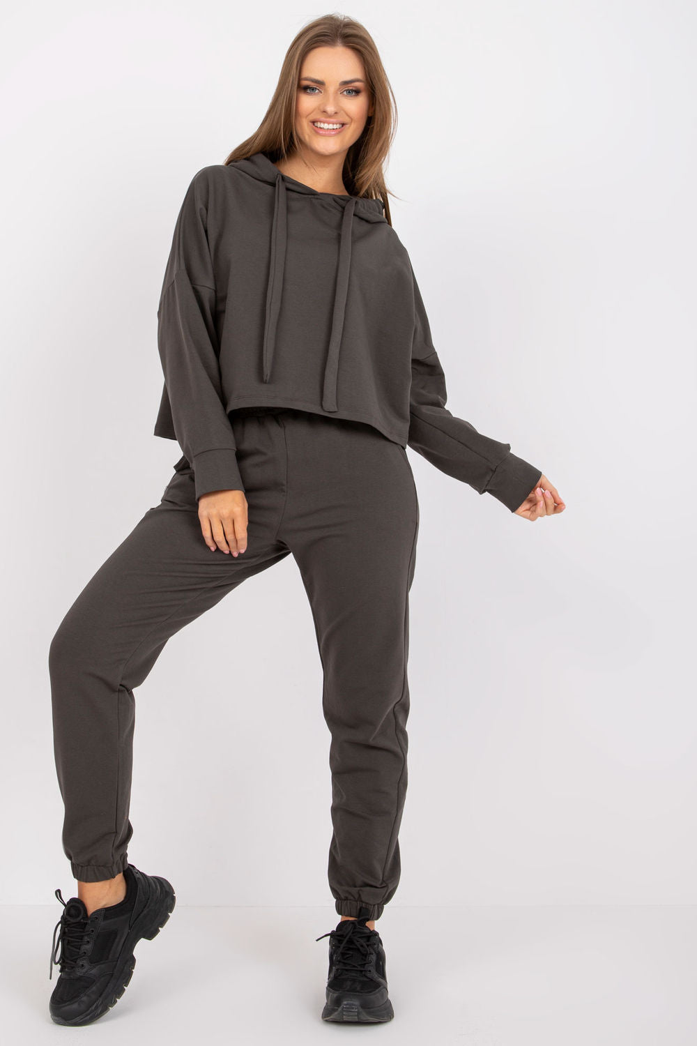 Relevance Khaki Long Sleeve Co-Ord Set