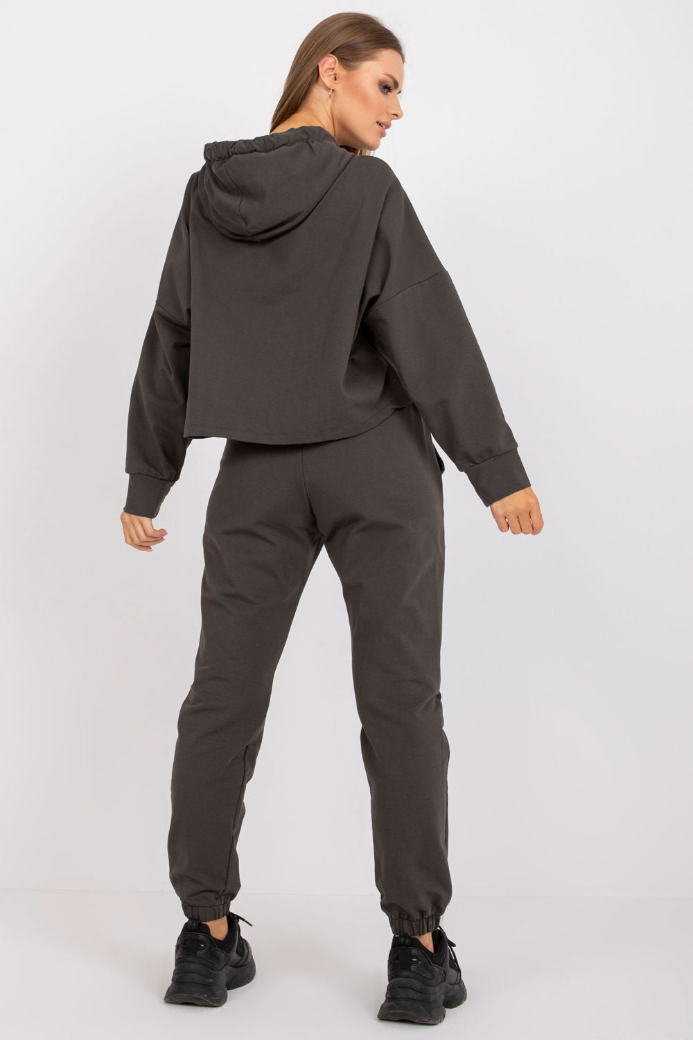 Relevance Khaki Long Sleeve Co-Ord Set - view 3