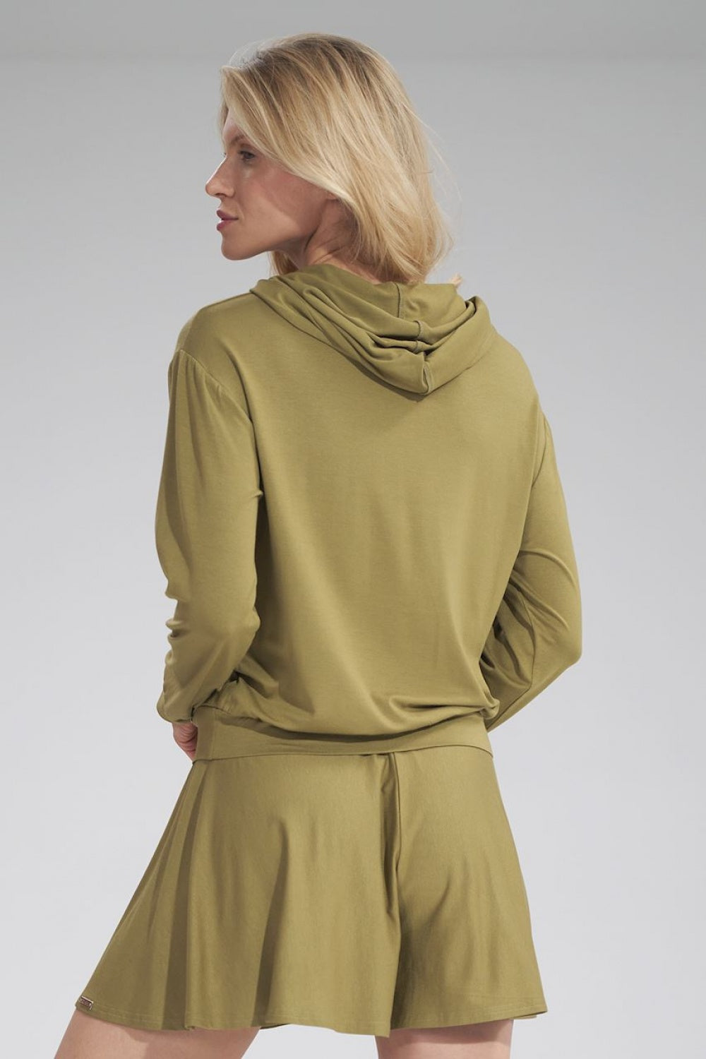 Figl Light Olive Shorts - view 3