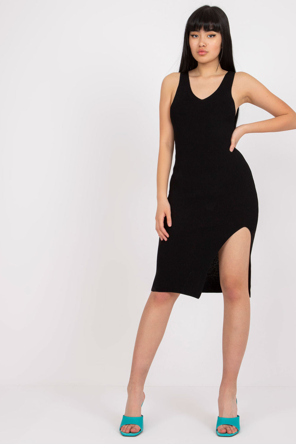 Och Bella Black Bodycon Dress