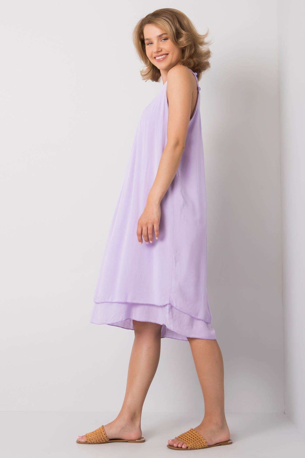 Och Bella Light Violet Dress - view 3