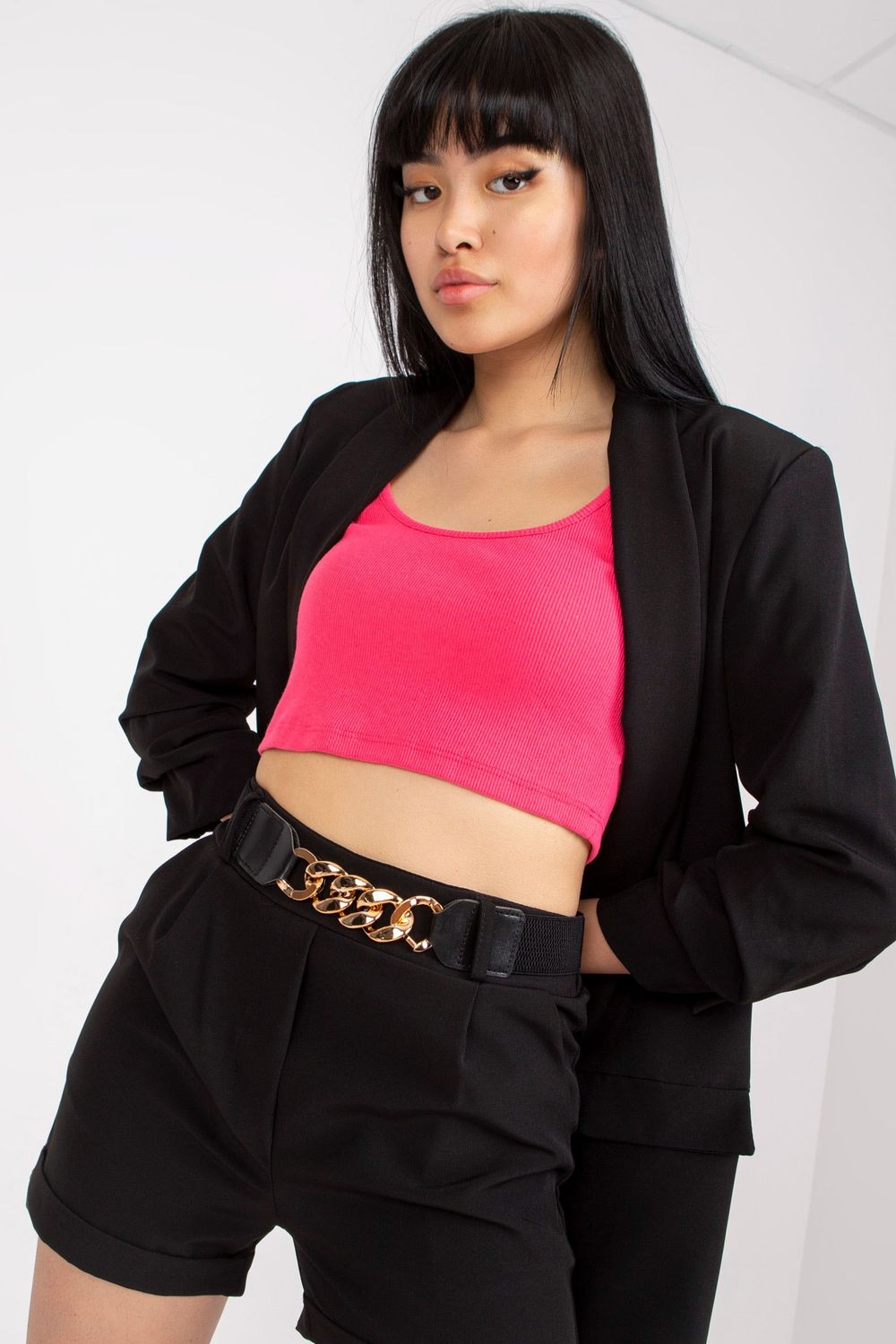 Italy Moda Black Co-Ord Set