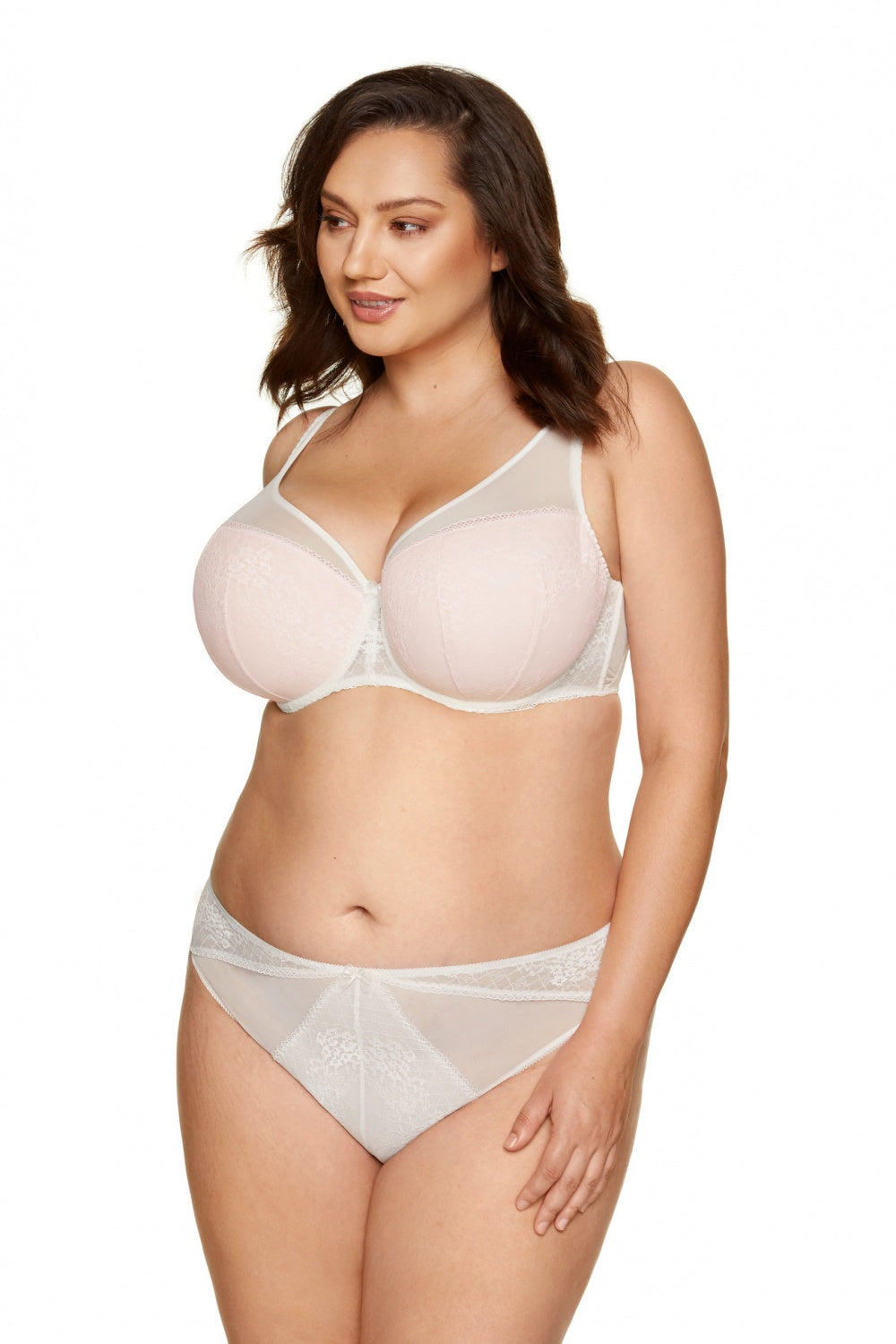 Gorteks Iris Cream Lace Floral Padded Bra - view 2