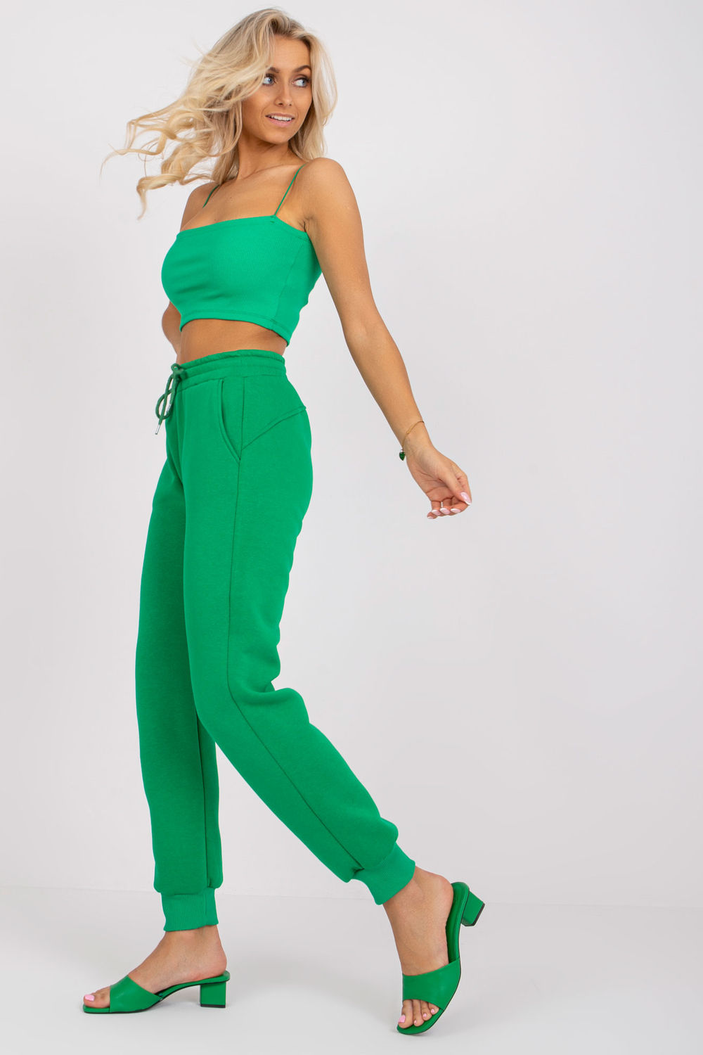 Ex Moda Green Joggers - view 3