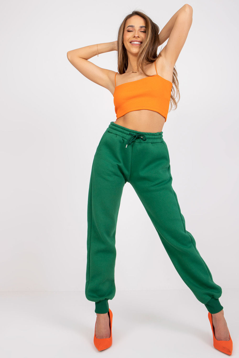 Ex Moda Dark Green Joggers