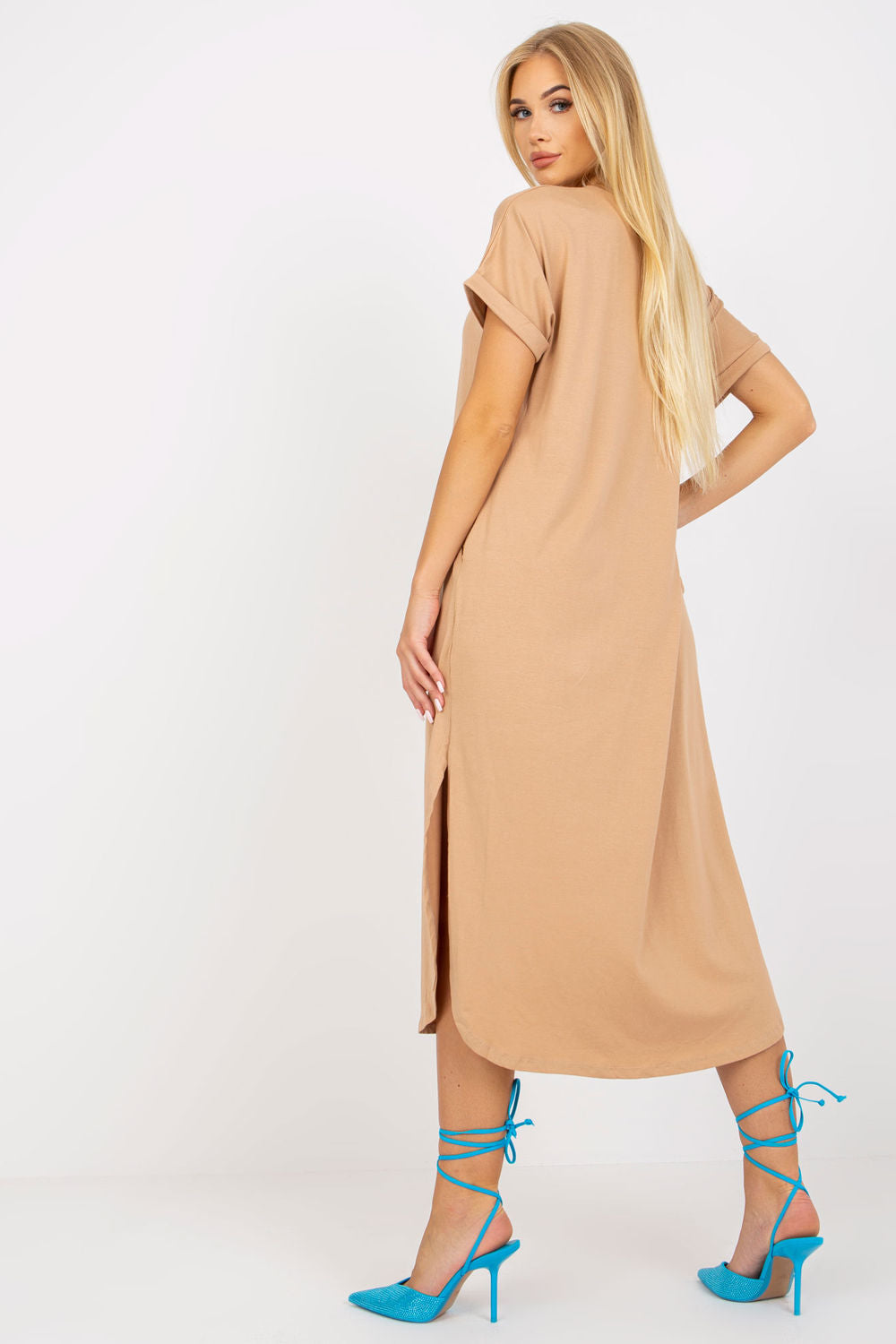 Och Bella Camel Dress - view 3