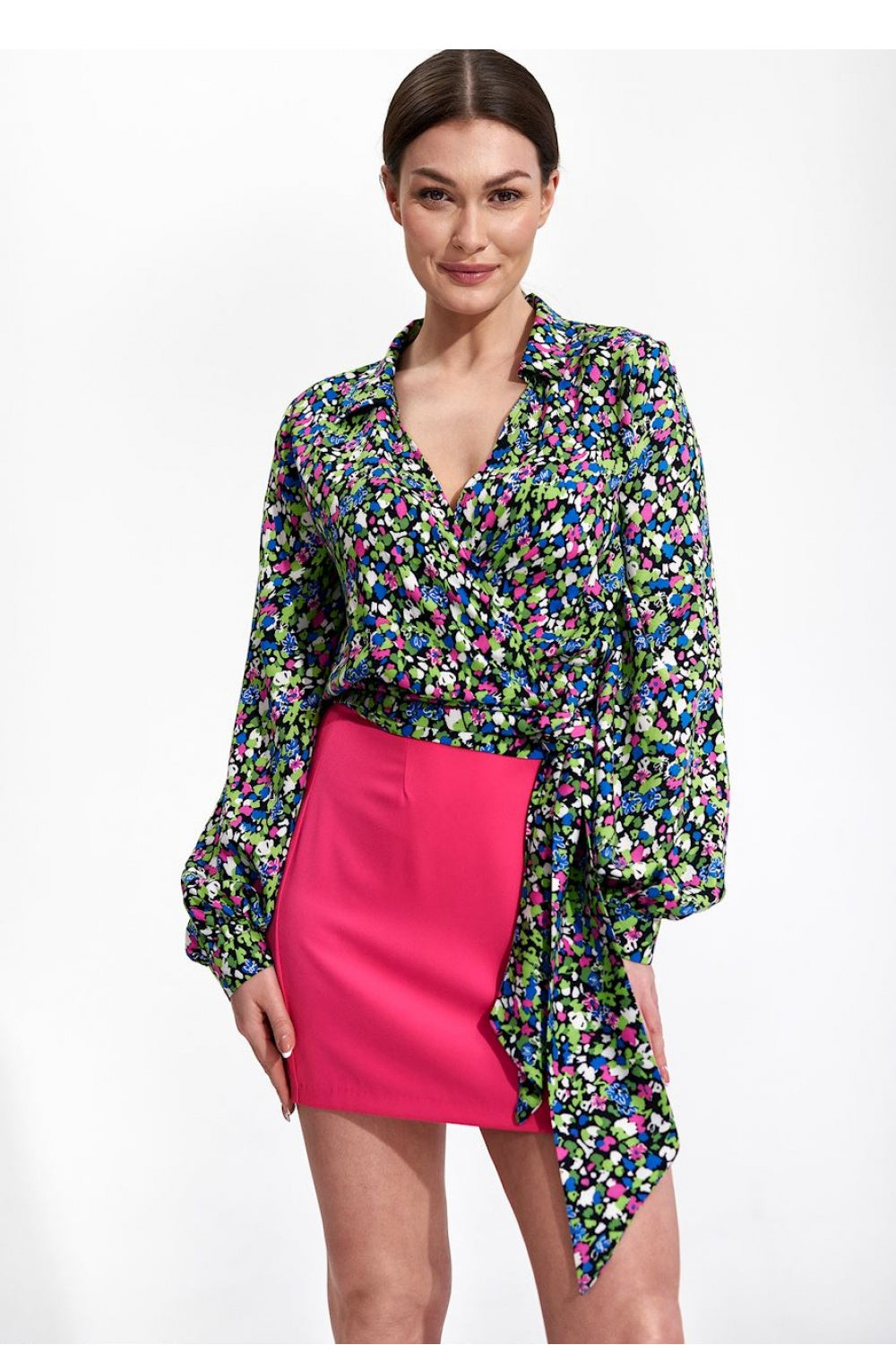 Figl Pink Mini Skirt