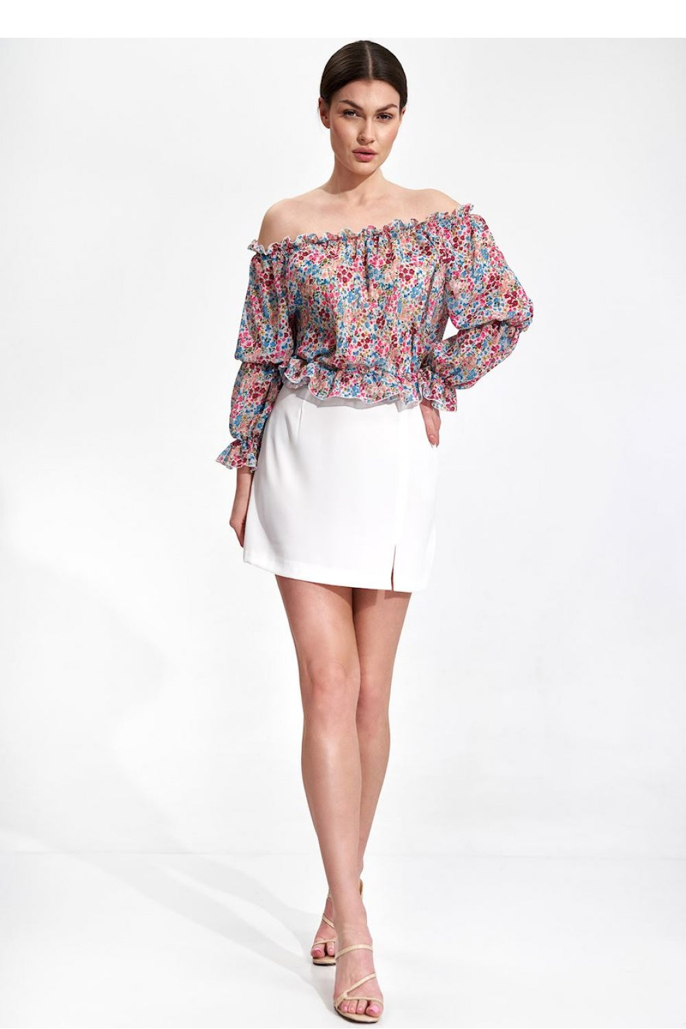 Figl Ecru Mini Skirt - view 2
