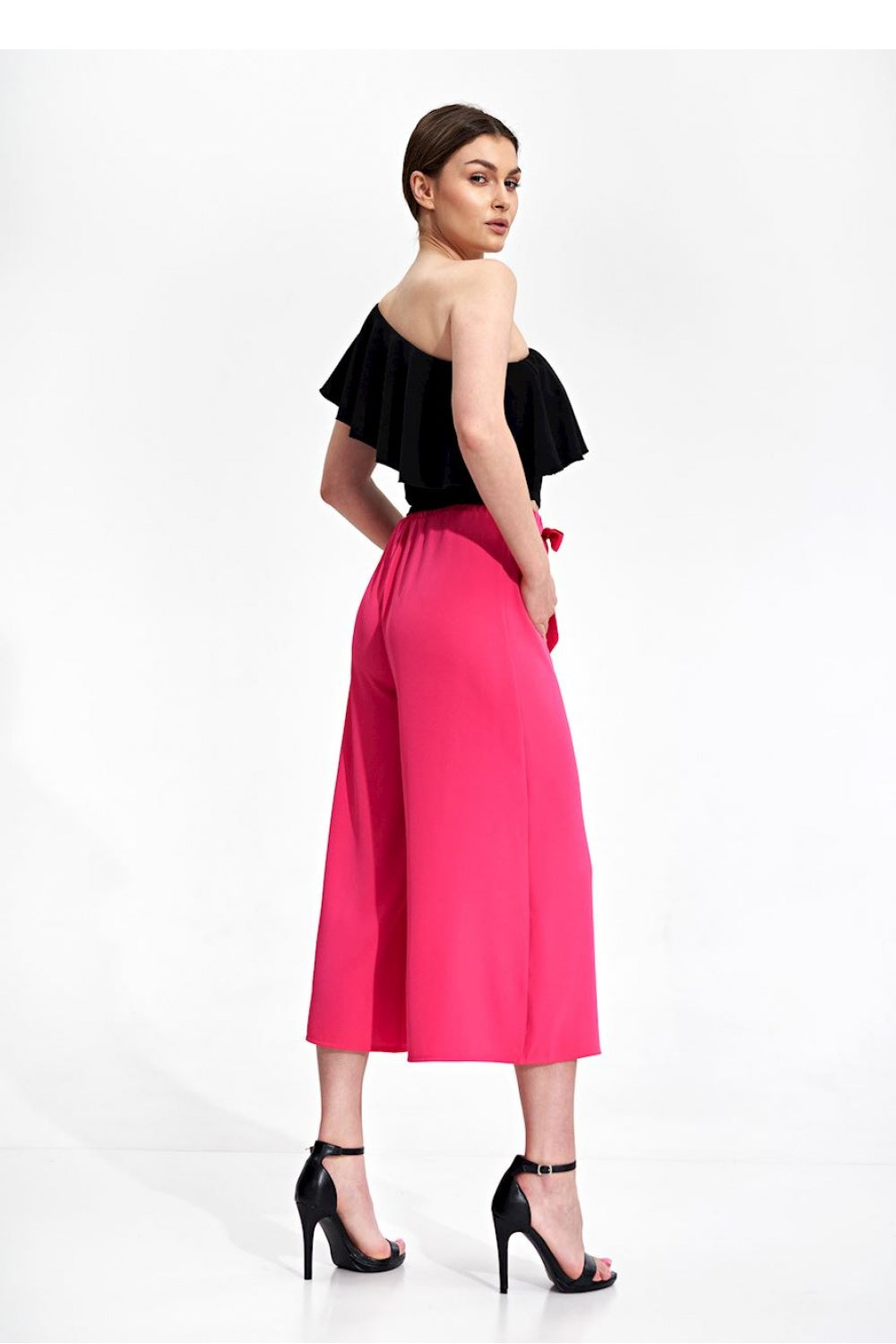 Figl Pink Trousers with Pockets - view 3
