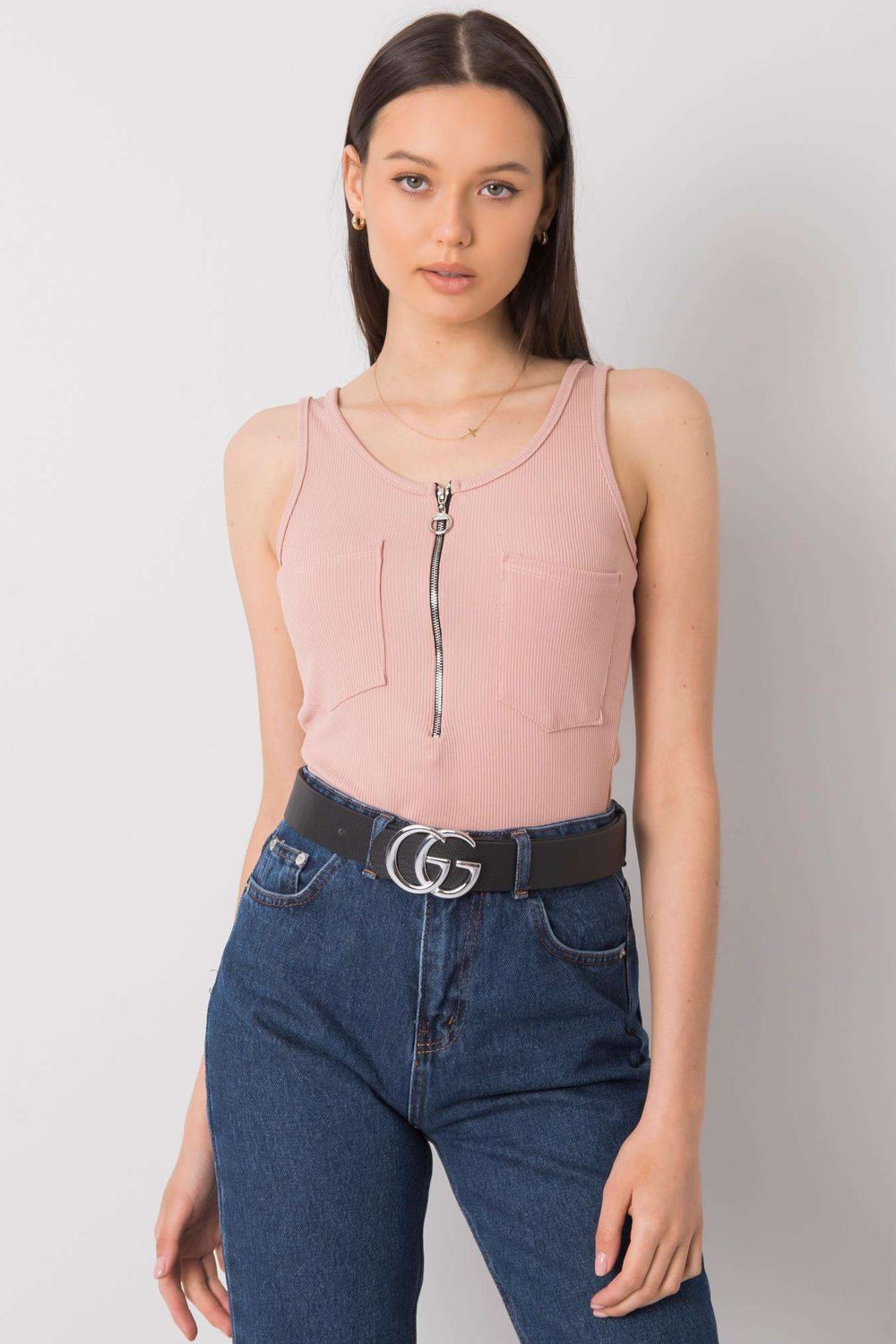 Italy Moda Light Pink T-Shirt - view 2