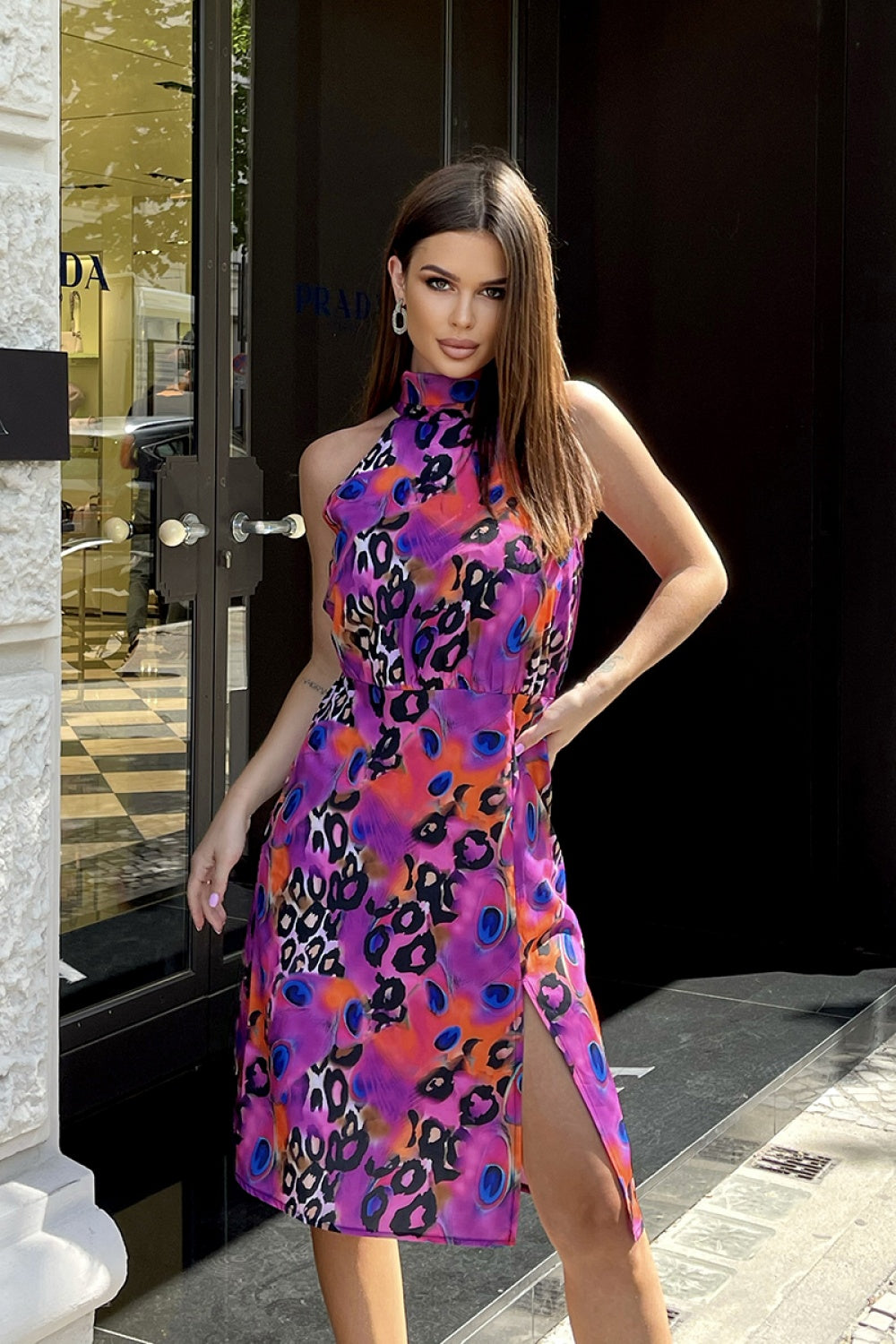 Bicotone Multicolour Dress - view 4