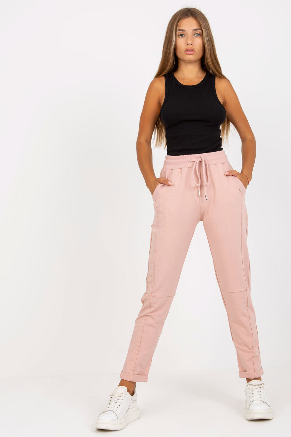 Relevance Light Pink High Waisted Joggers
