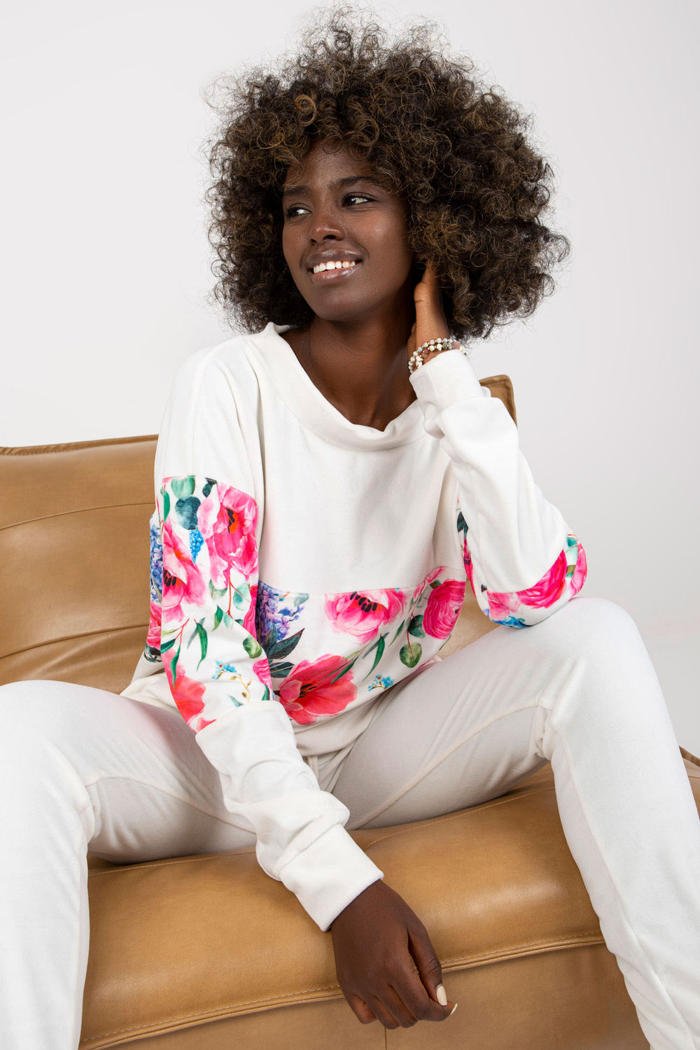 Rue Paris White Long Sleeve Co-Ord Set - view 2