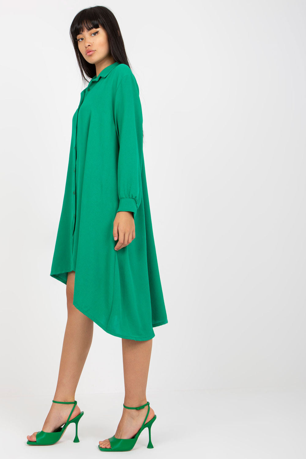 Italy Moda Green Dress - view 2