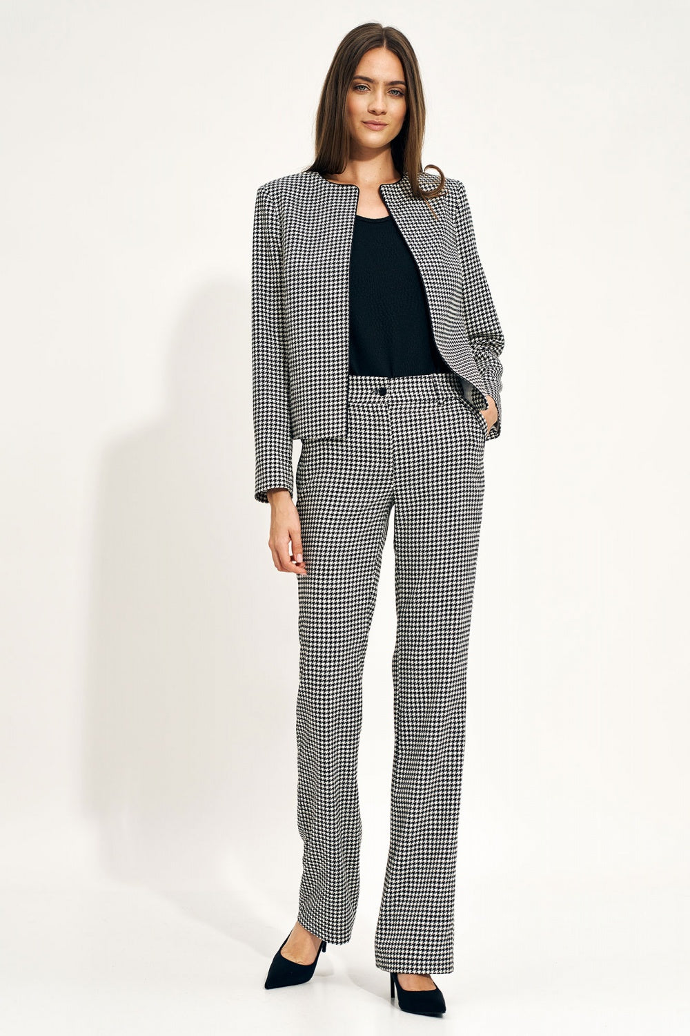 Nife Houndstooth Jacket - view 2