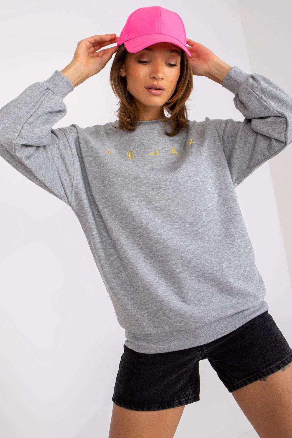 Ex Moda Grey Long Sleeve Sweatshirt