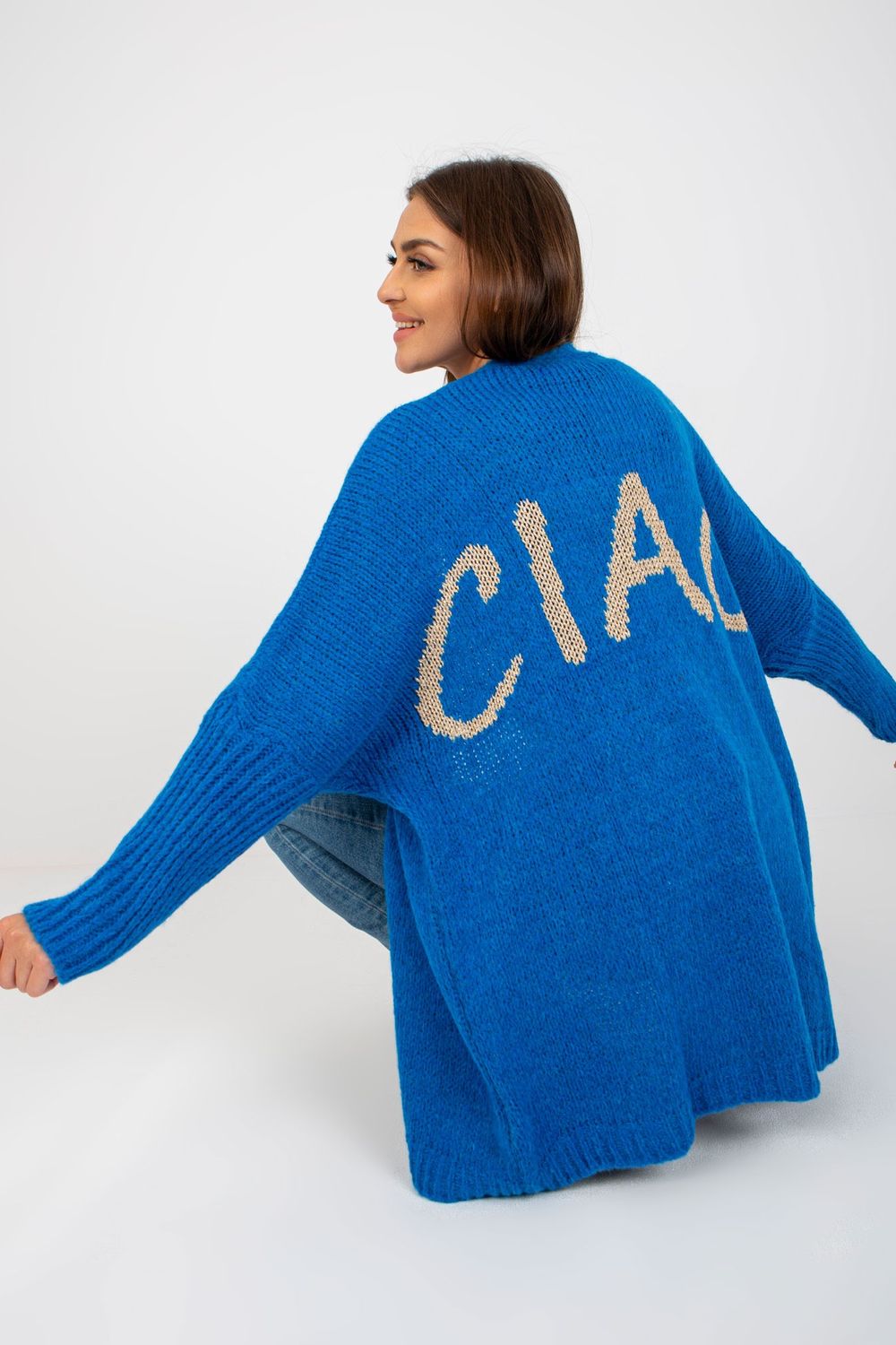 Och Bella Dark Blue Cardigan