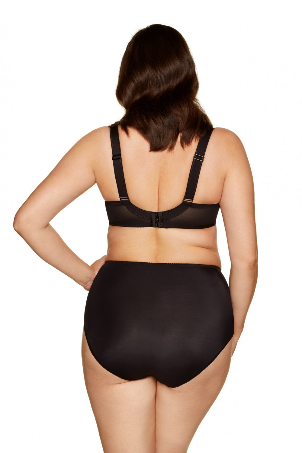 Gorteks Zara Black Mesh Padded Semi-Soft Bra - view 4
