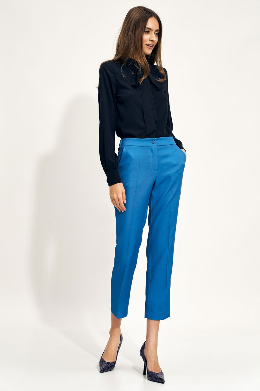 Nife Blue Trousers - view 2