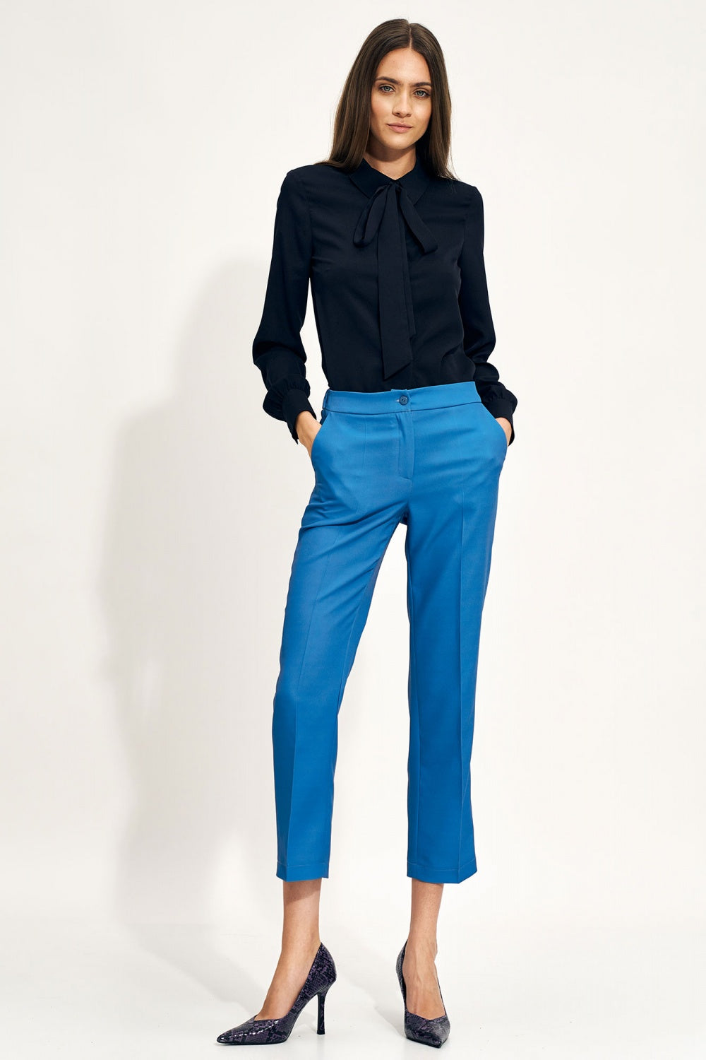 Nife Blue Trousers - view 4