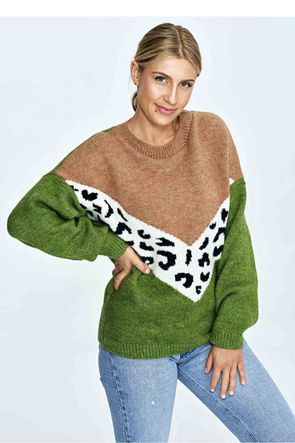 Figl Brown Long Sleeve Jumper - view 2