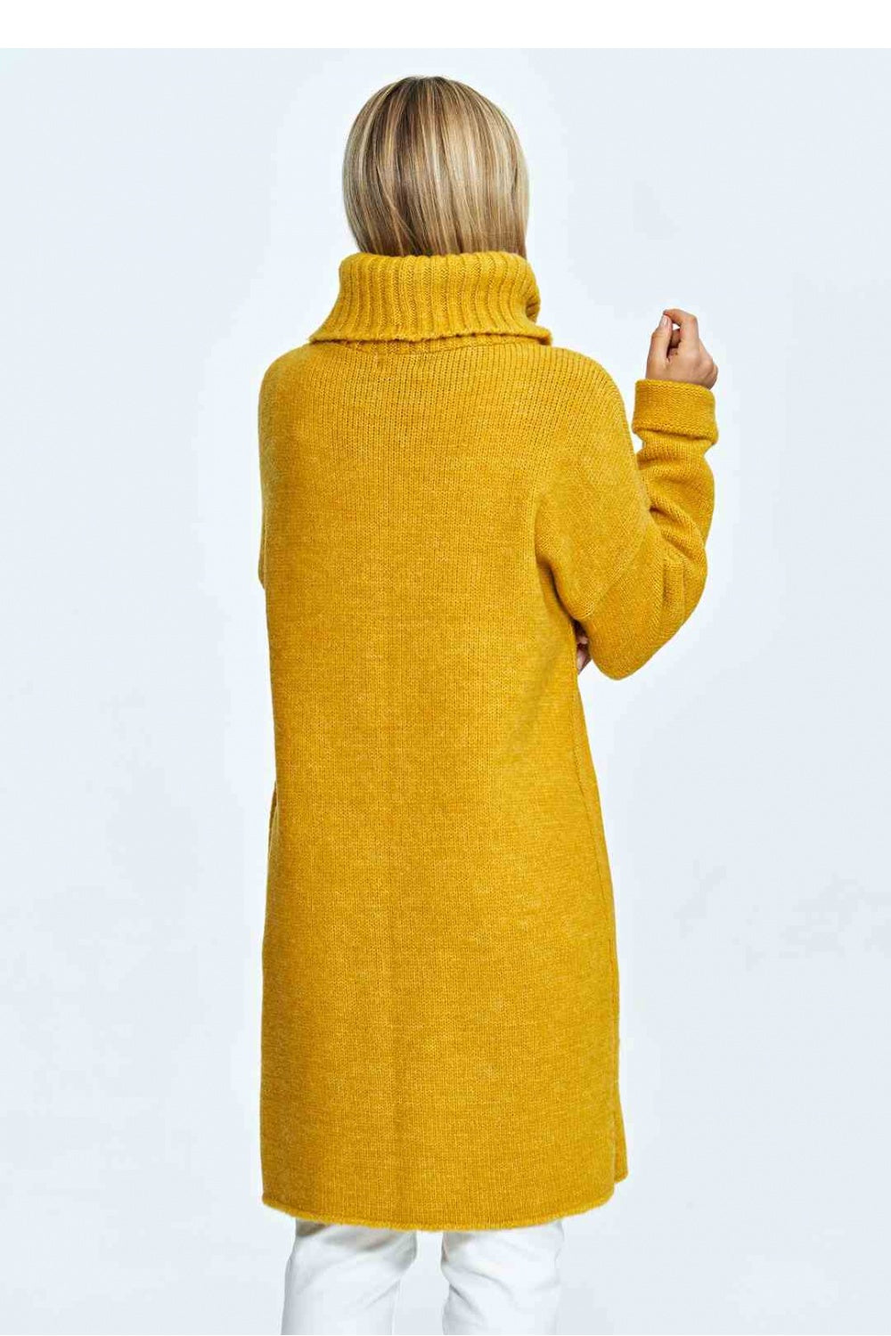 Figl Mustard Roll Neck Jumper - view 3