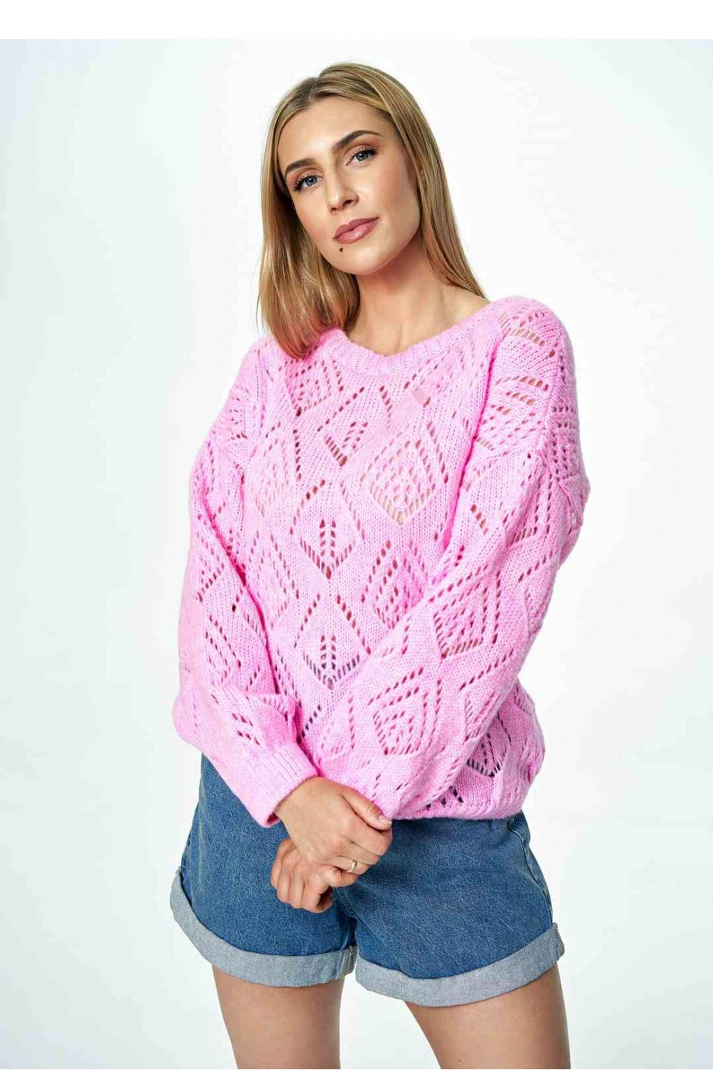 Figl Pink Long Sleeve Jumper