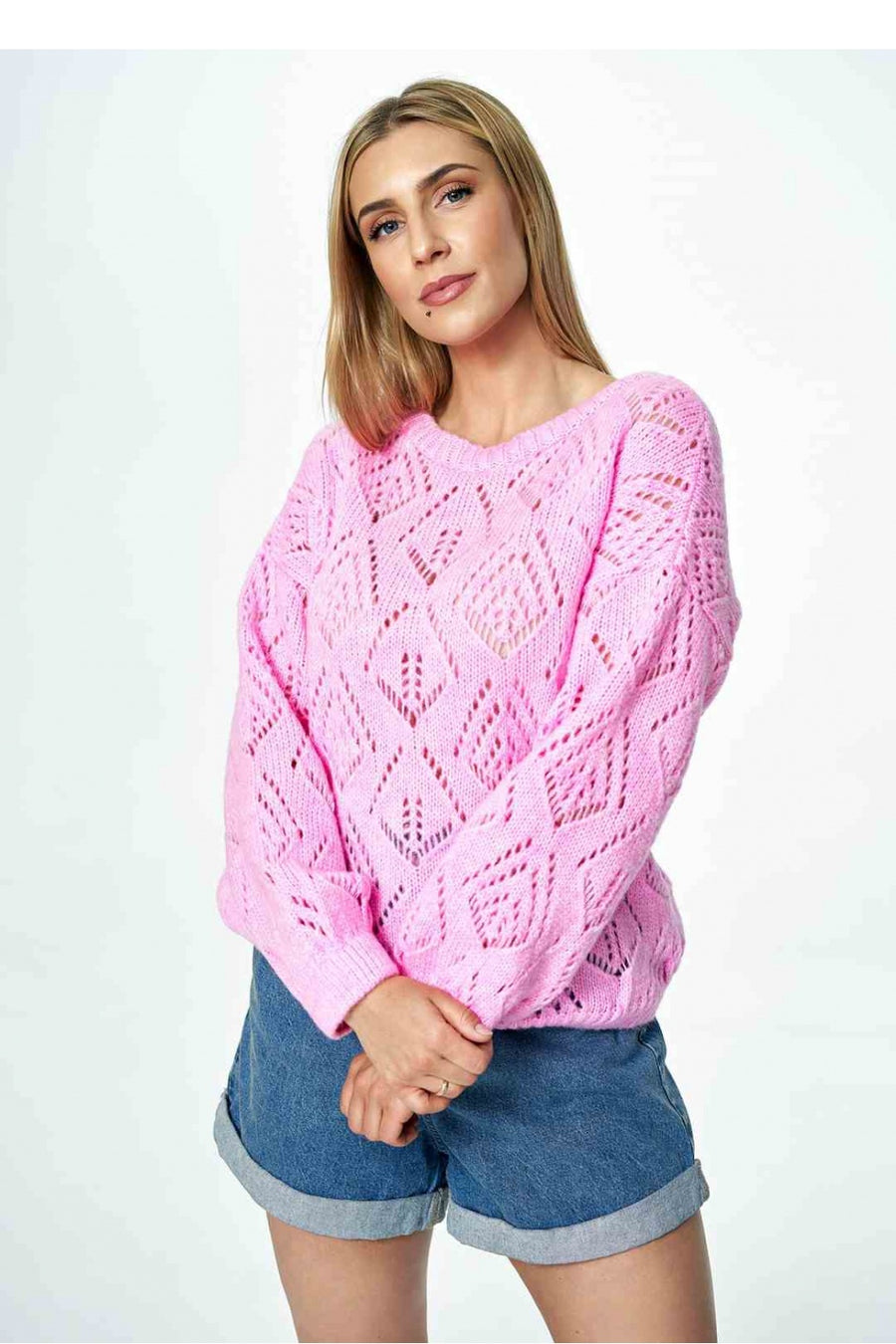 Figl Pink Long Sleeve Jumper