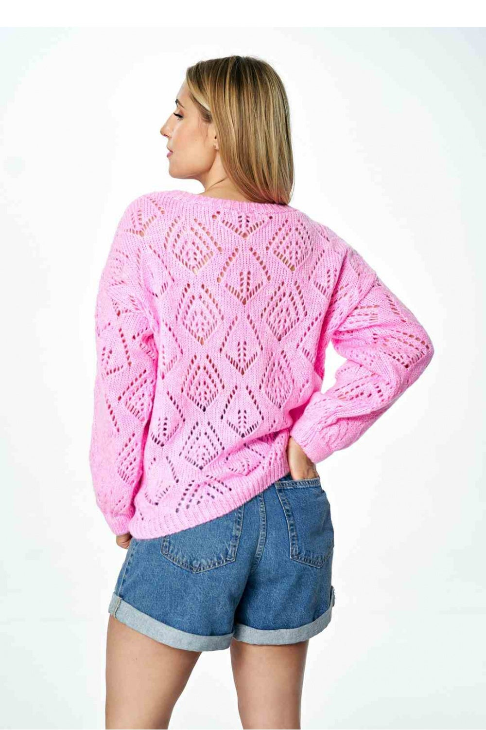 Figl Pink Long Sleeve Jumper - view 3