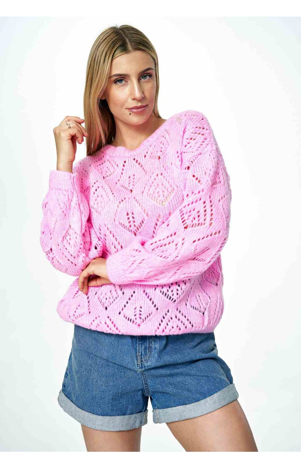 Figl Pink Long Sleeve Jumper - view 4