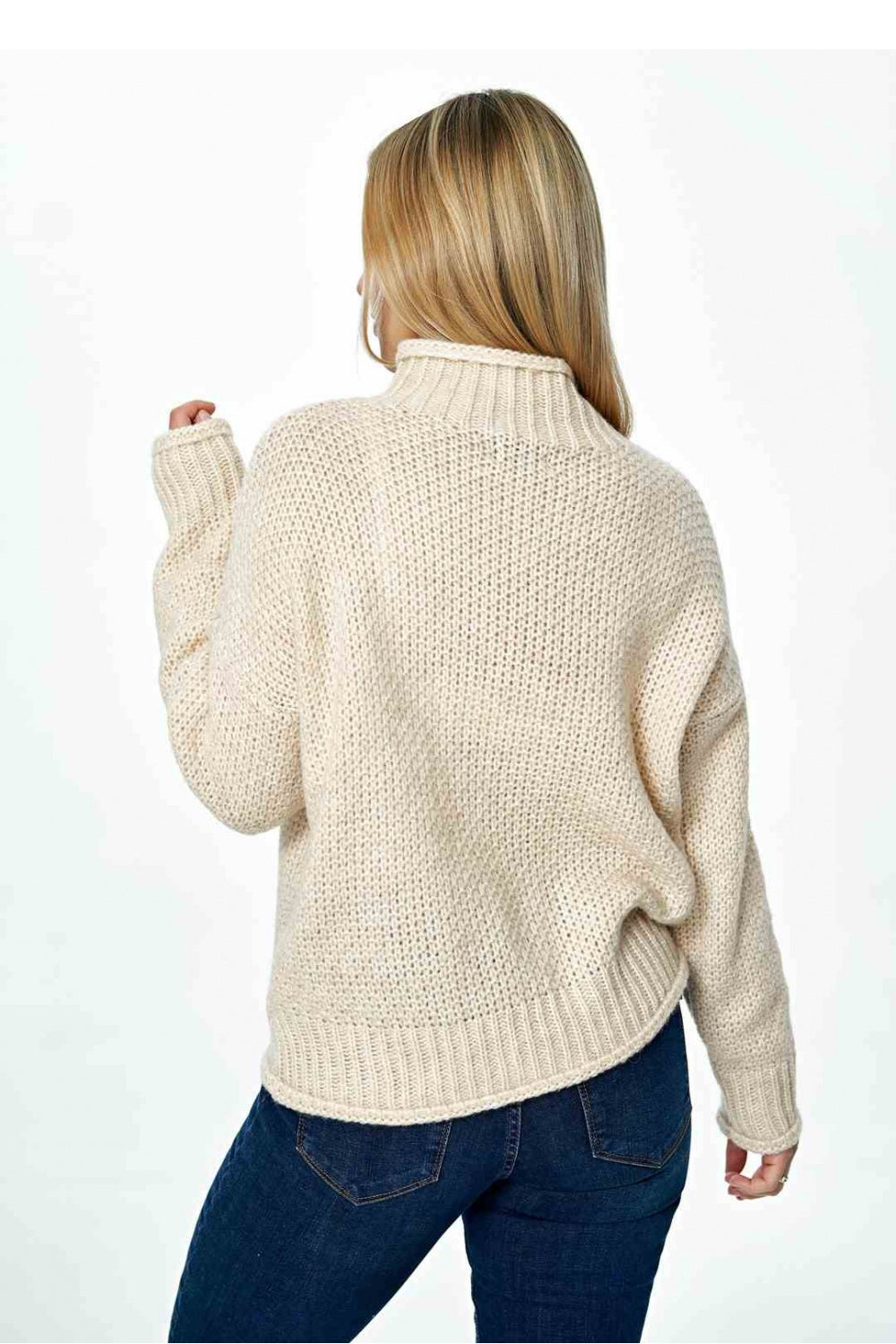 Figl Beige Long Sleeve Jumper - view 3