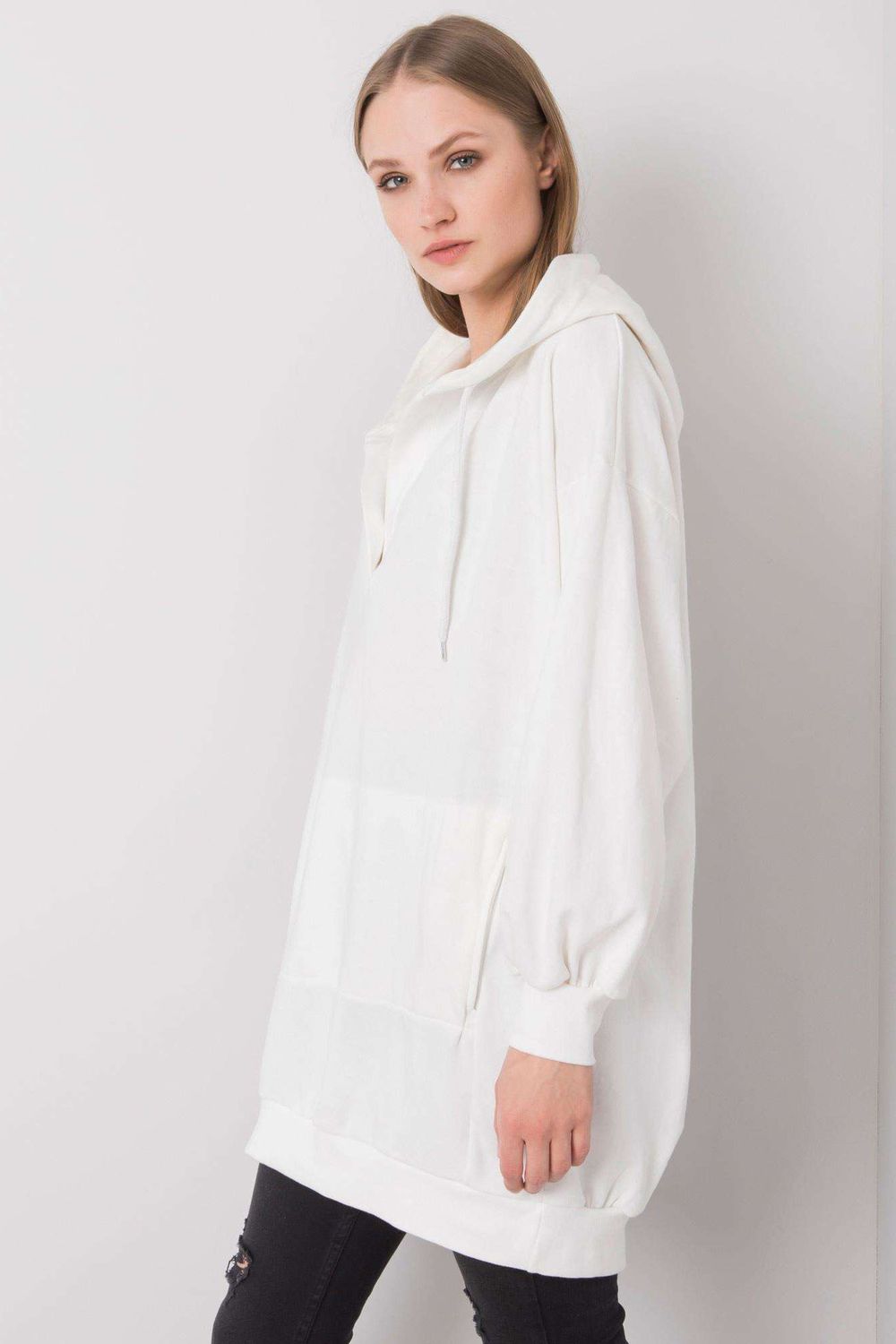 Ex Moda White Hooded Sweatshirt - view 3