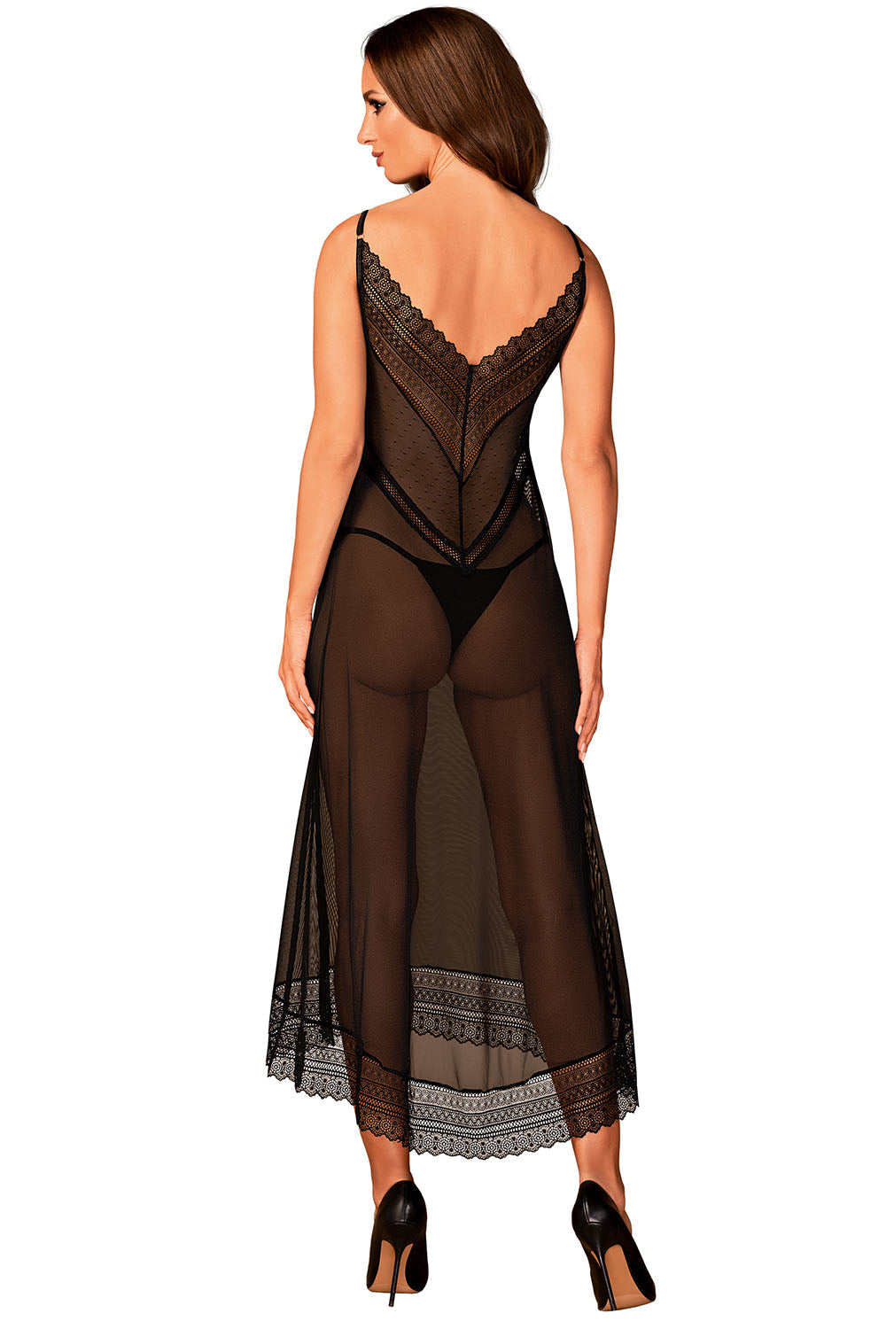 Obsessive Estiqua Chemise Black Sexy Chemise - view 2