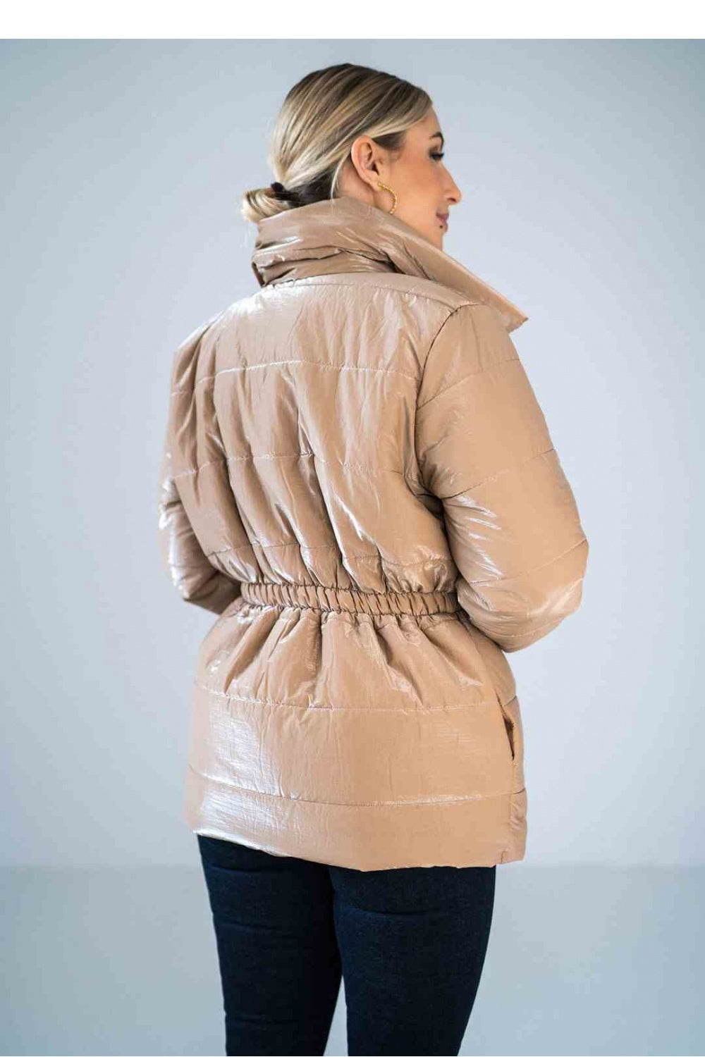 Figl Beige Collared Jacket - view 3